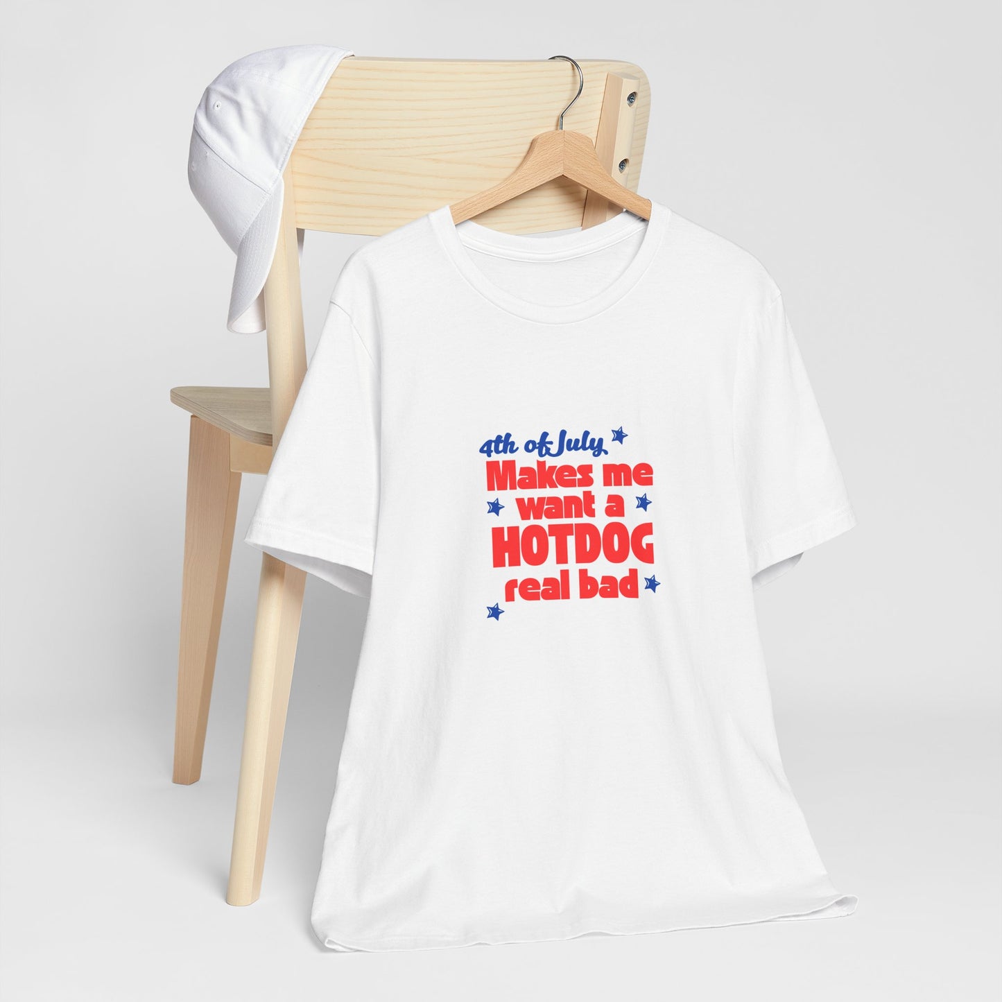 4th of July Hotdog Unisex Tee, Independence Day Shirt, BBQ Celebration Outfit, Summer Festive Wear, Fun Family Gatherings