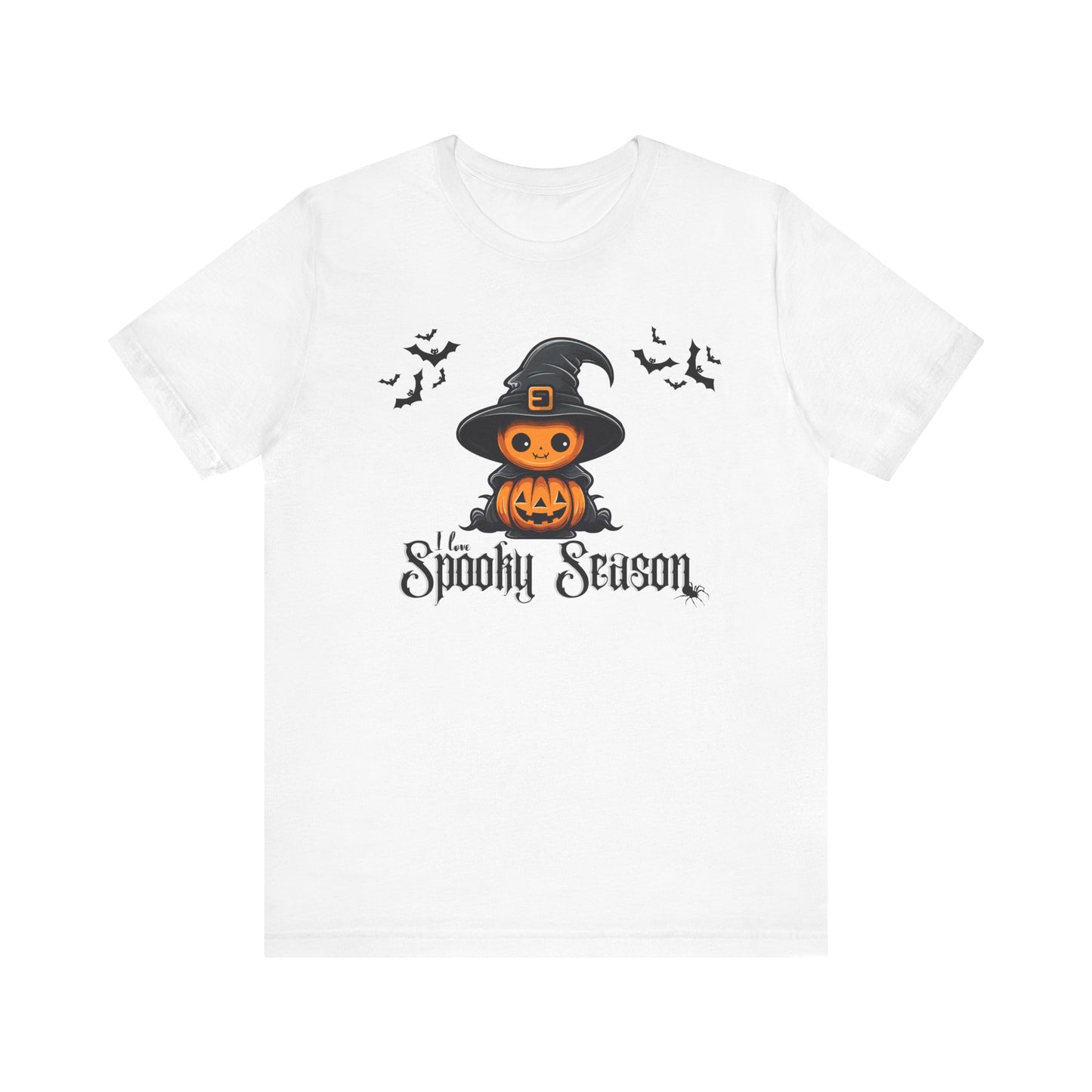 I love Spooky Season Tee, Unisex T-Shirt for Halloween, Fall Festival Shirt, Ghosts & Ghouls Merchandise, Pumpkin Apparel