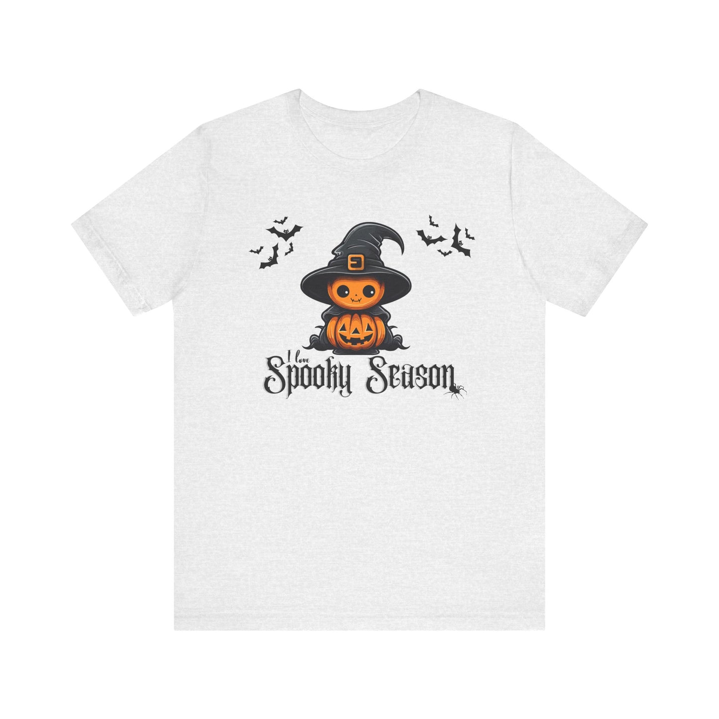 I love Spooky Season Tee, Unisex T-Shirt for Halloween, Fall Festival Shirt, Ghosts & Ghouls Merchandise, Pumpkin Apparel