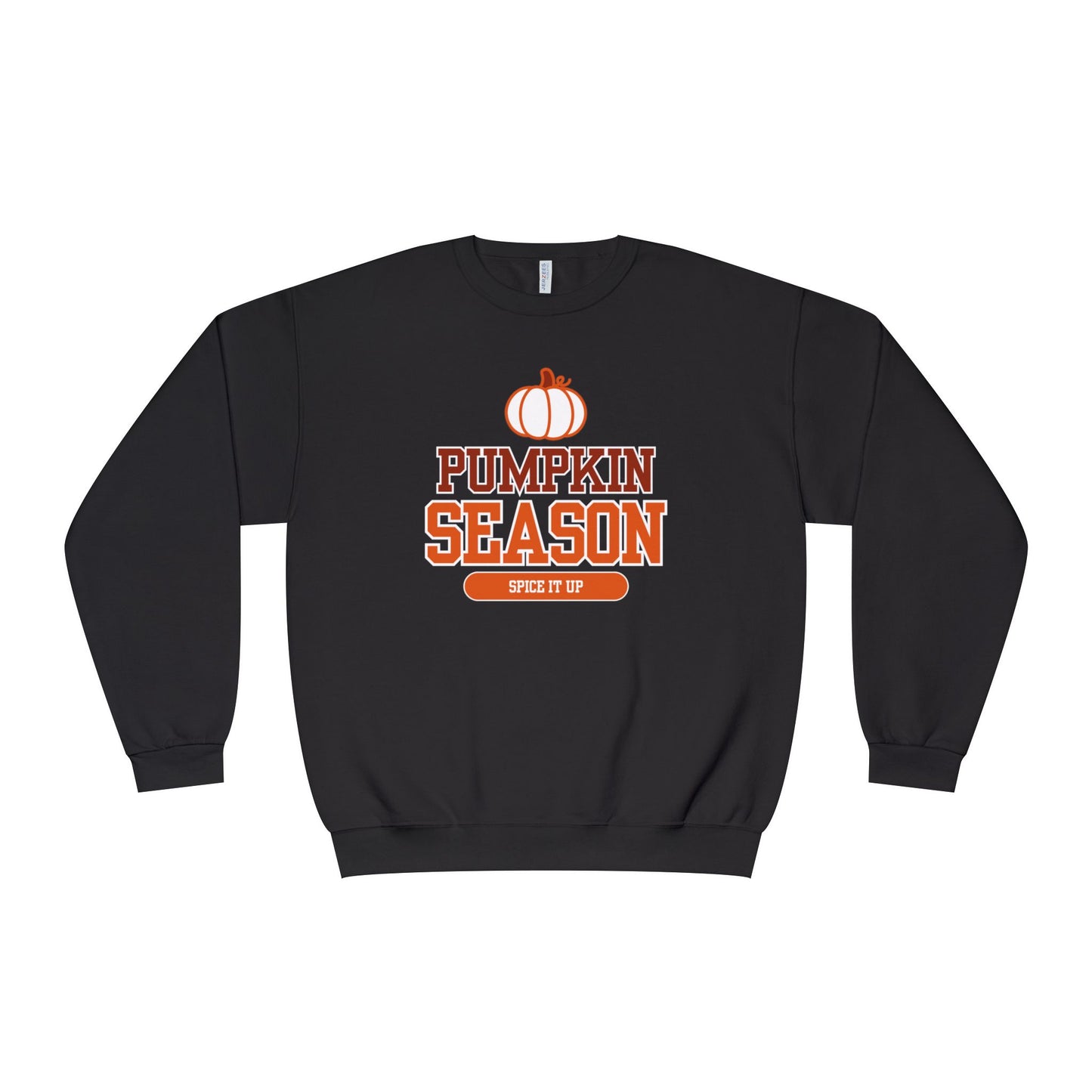 Pumpkin Season Crew Neck, Fall Sweatshirt, Halloween Apparel, Cozy Sweatshirt, Autumn Fashion, Seasonal Gift Idea