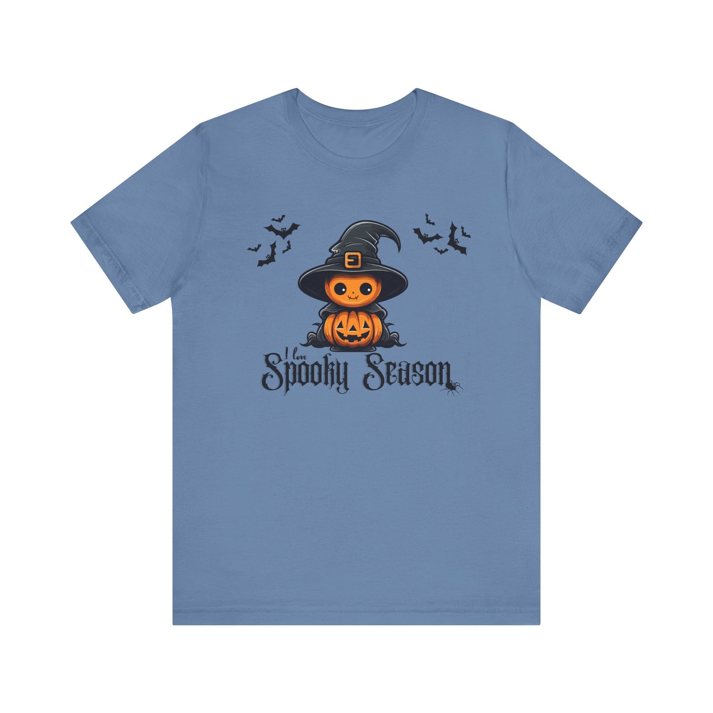 I love Spooky Season Tee, Unisex T-Shirt for Halloween, Fall Festival Shirt, Ghosts & Ghouls Merchandise, Pumpkin Apparel
