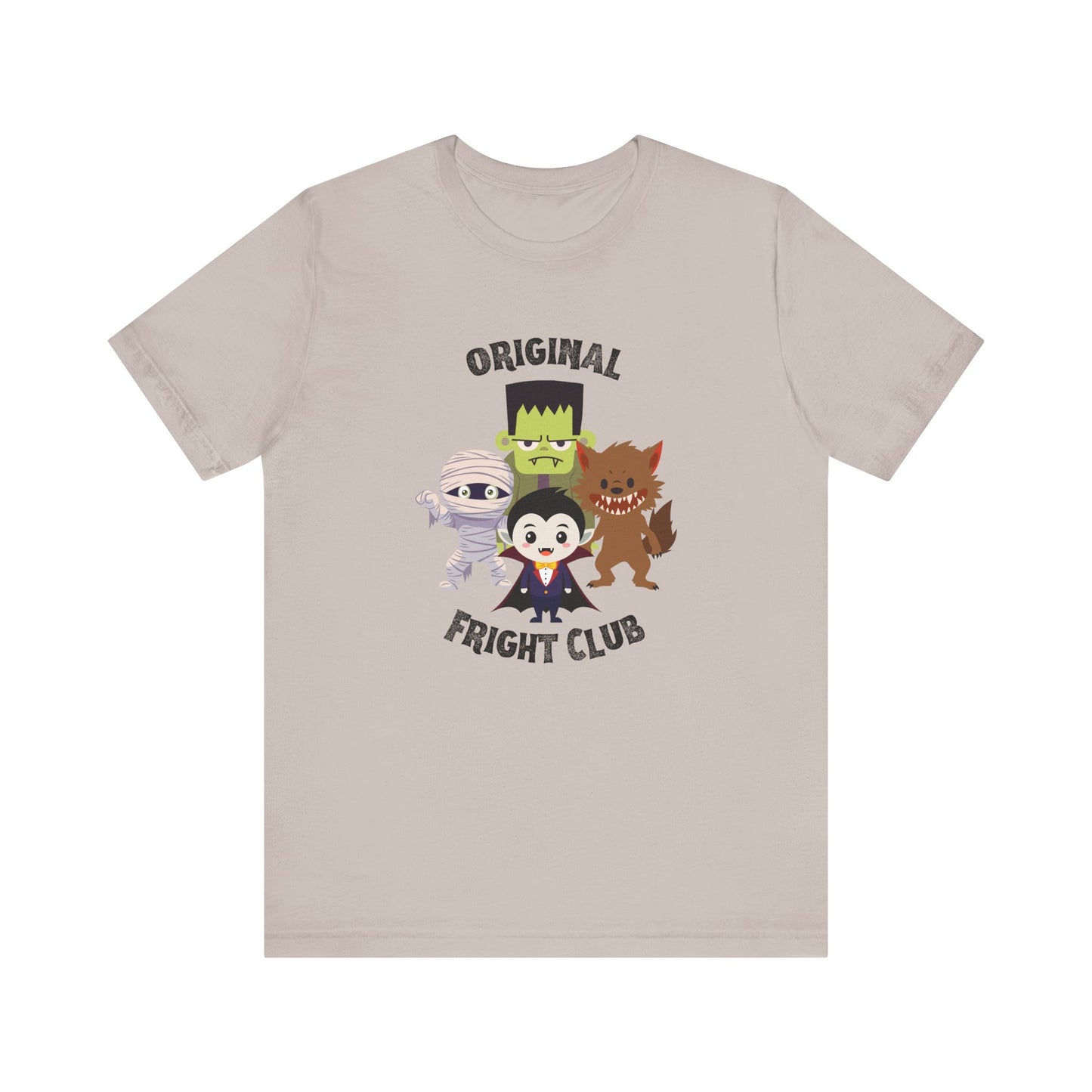 Fright Club Halloween Graphic Tee - Original Fright Club, Spooky Costume Shirt, Kids and Adults, Halloween Party, Ghosts and Ghouls