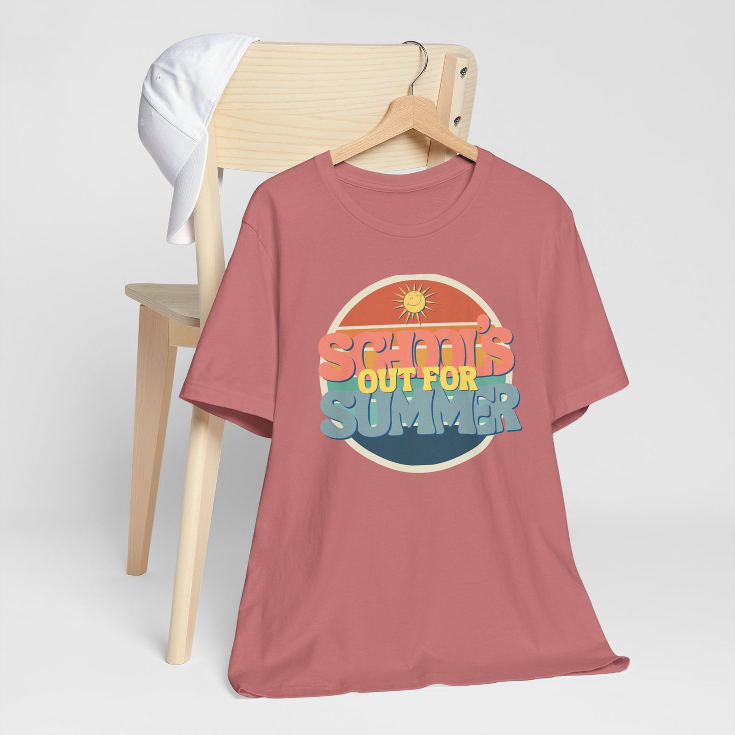 Schools Out Tee Summer Vibes Unisex Tee - 'School's Out for Summer' Graphic T-Shirt, Casual Summer Outfit, Fun Gift for Kids, Beachwear, Vacation Top