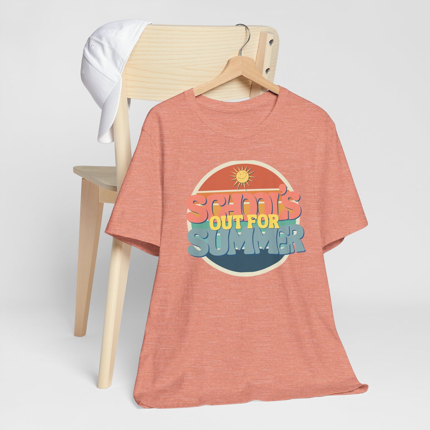 Schools Out Tee Summer Vibes Unisex Tee - 'School's Out for Summer' Graphic T-Shirt, Casual Summer Outfit, Fun Gift for Kids, Beachwear, Vacation Top