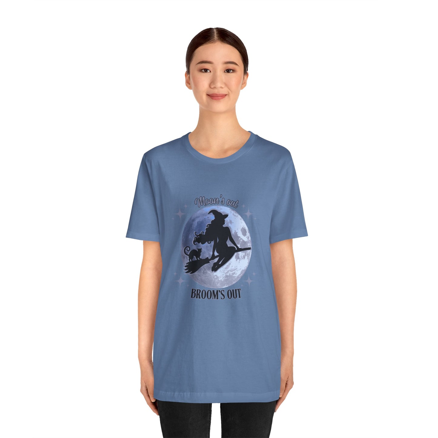 Moon's Out Broom's Out, Suns Out Guns Out, Witch Shirt, Unisex Halloween Tee