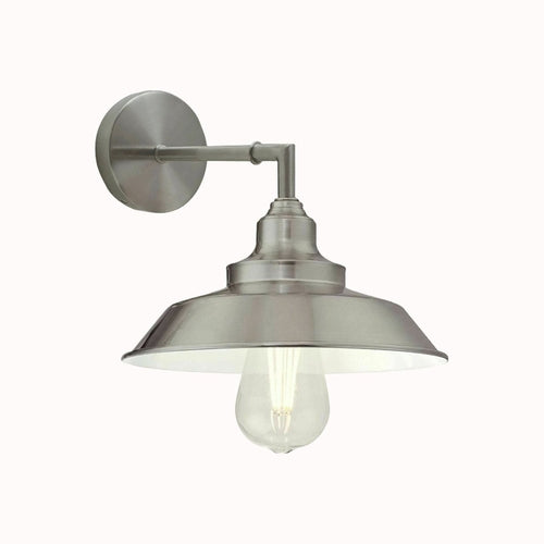 Industrial Vintage Retro Wall Lamp Indoor E27 Edison Satin Nickel
