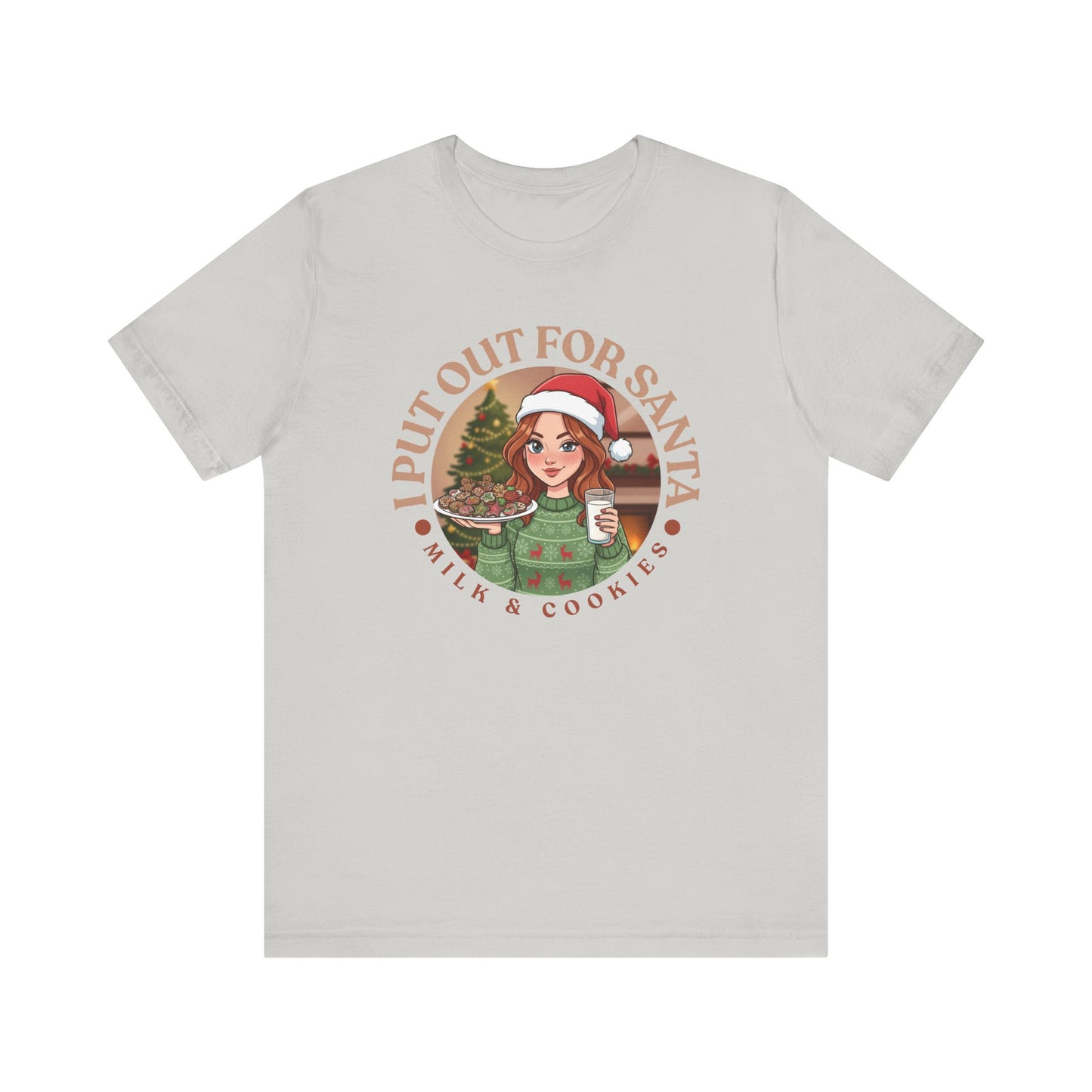 Santa's Milk & Cookies Unisex Jersey Tee v3