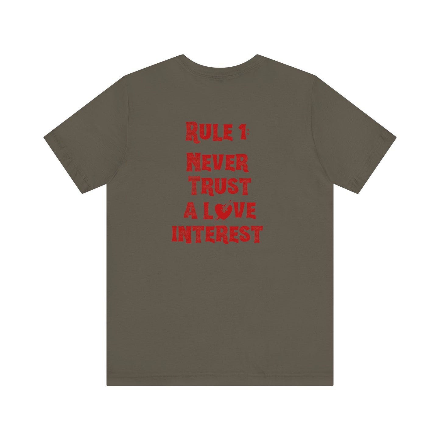Never Trust A Love Interest Tee - Knife in Heart Tee