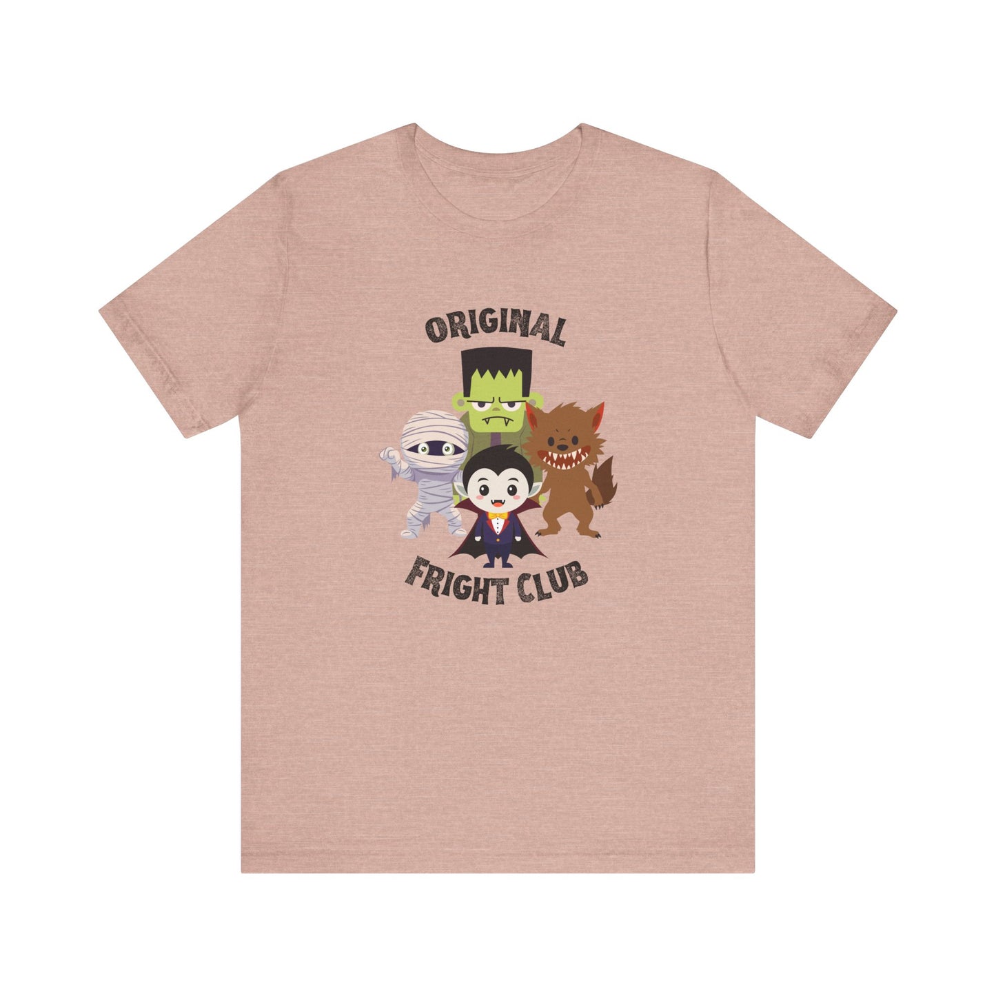 Fright Club Halloween Graphic Tee - Original Fright Club, Spooky Costume Shirt, Kids and Adults, Halloween Party, Ghosts and Ghouls