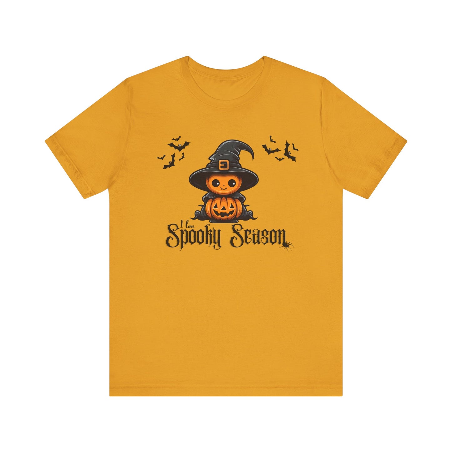 I love Spooky Season Tee, Unisex T-Shirt for Halloween, Fall Festival Shirt, Ghosts & Ghouls Merchandise, Pumpkin Apparel