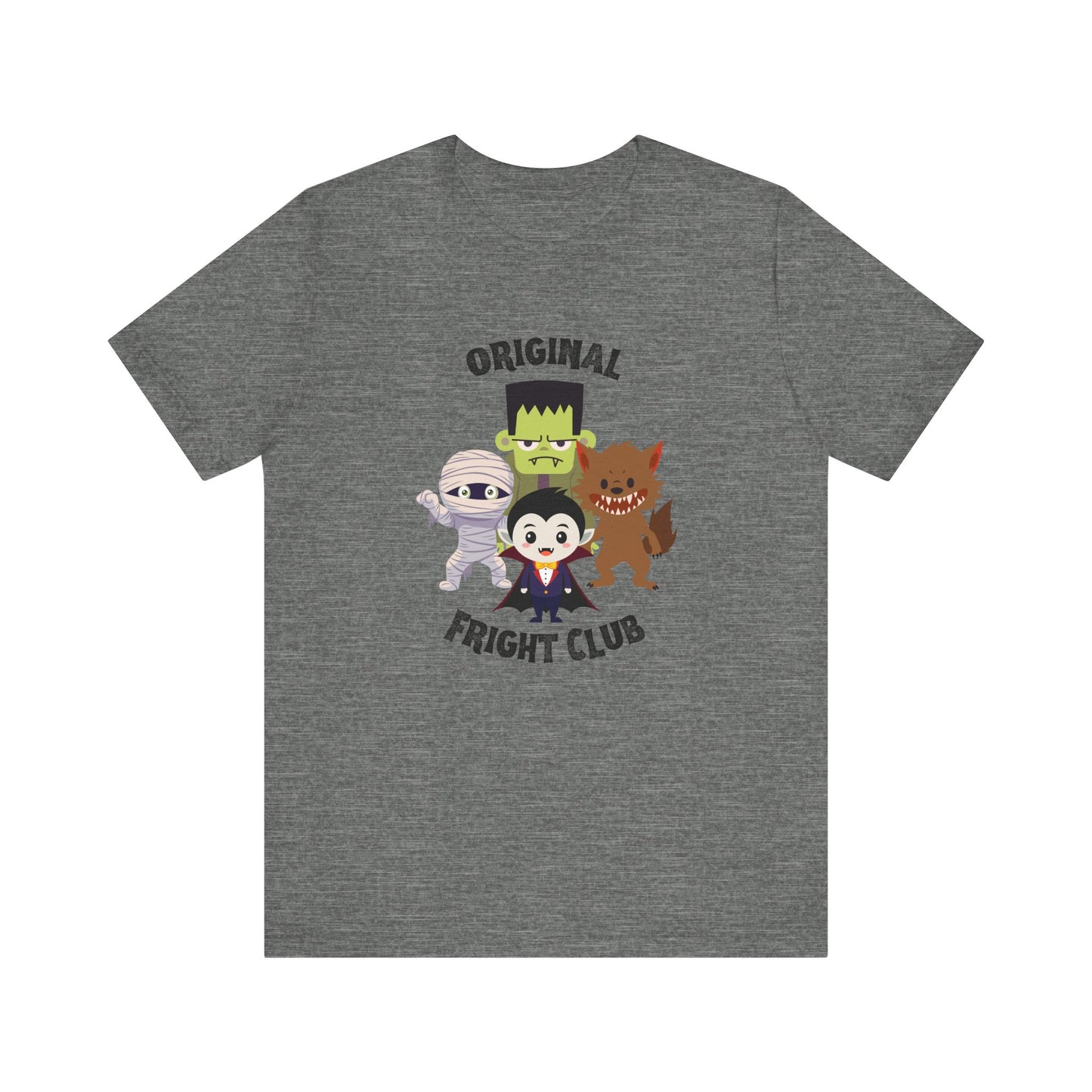 Fright Club Halloween Graphic Tee - Original Fright Club, Spooky Costume Shirt, Kids and Adults, Halloween Party, Ghosts and Ghouls