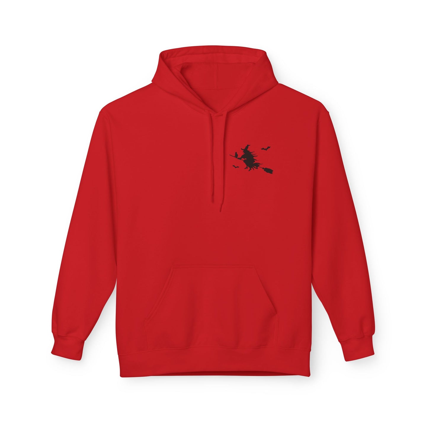 Let's Ride Witches Witchy Broomstick Hoodie, Unisex Midweight Fleece Sweatshirt, Halloween Apparel, Cozy Witch Costume, Spooky Season