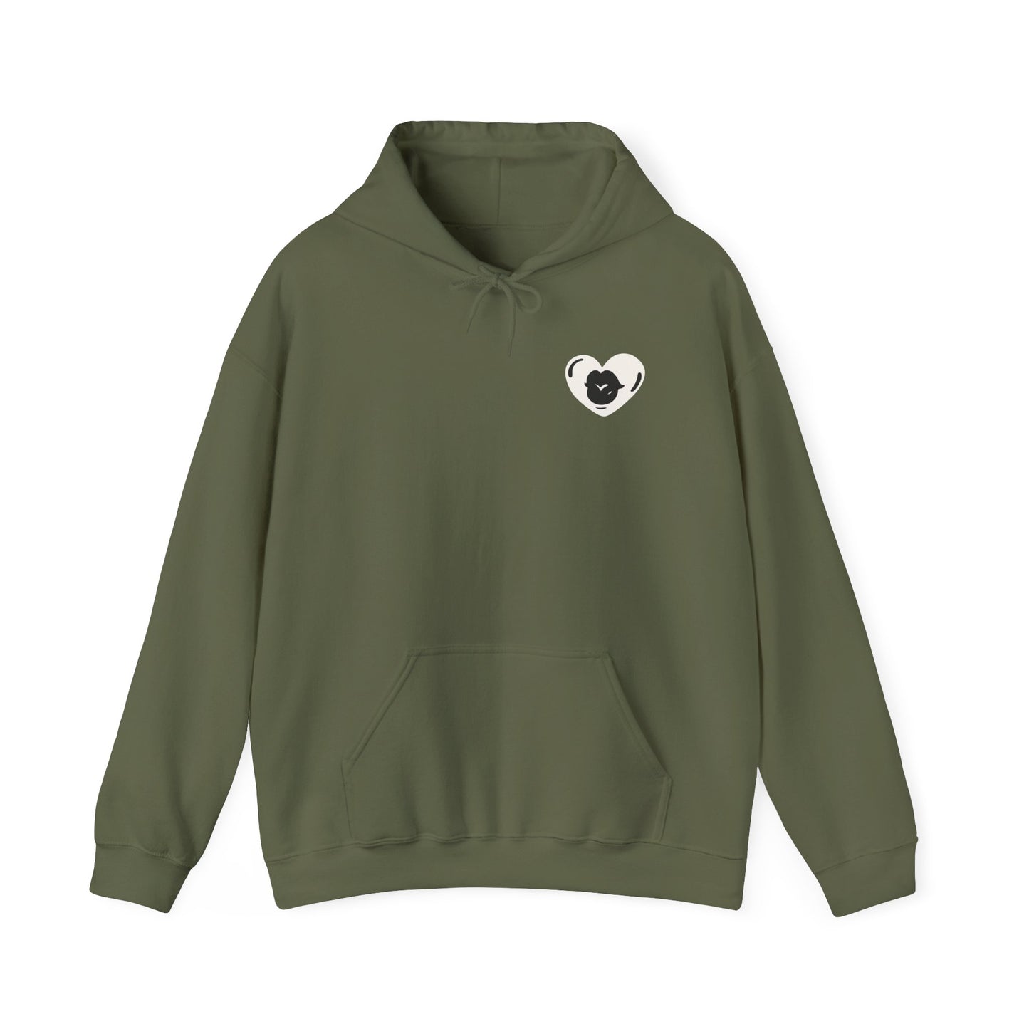 Have the Day you Deserve, Vintage Pin-Up Hoodie — Retro Woman Blowing Kiss Graphic Pullover