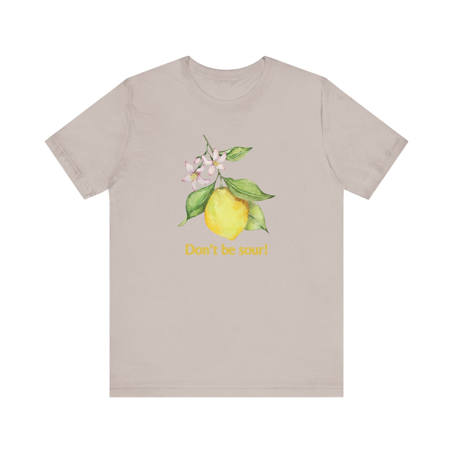 Lemon Vibes T-Shirt, Funny Tee, Gift for Friends, Summer Clothing, Citrus Lover Shirt, Don't Be Sour Tee, Quirky Humor Apparel