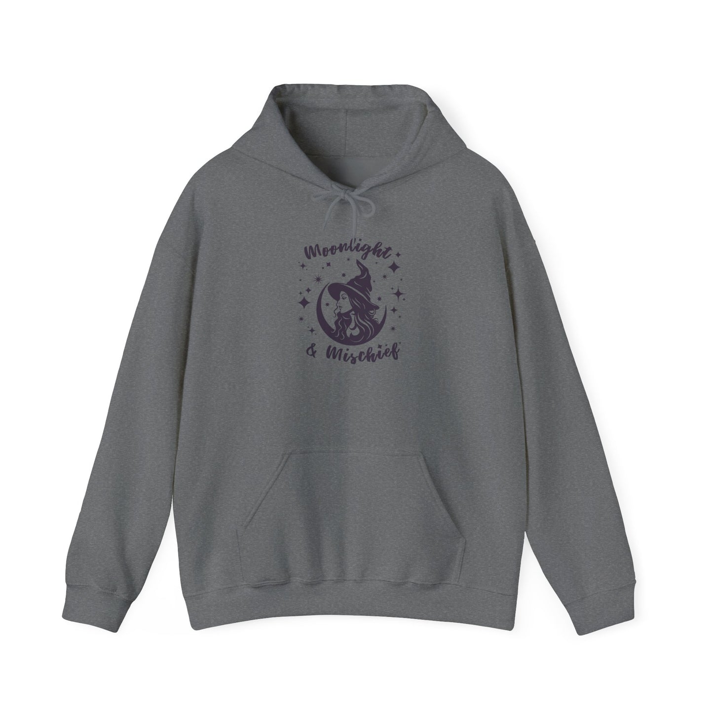 Moonlight & Mischief Unisex Hoodie - Cozy Gift for Nature Lovers, Witchy Apparel, Autumn Fashion, Perfect for Any Occasion