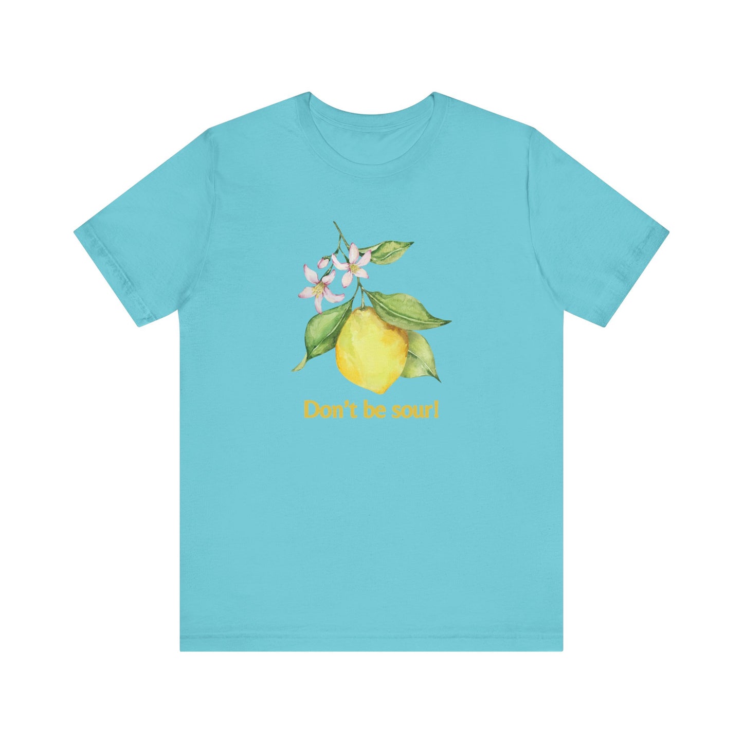 Lemon Vibes T-Shirt, Funny Tee, Gift for Friends, Summer Clothing, Citrus Lover Shirt, Don't Be Sour Tee, Quirky Humor Apparel
