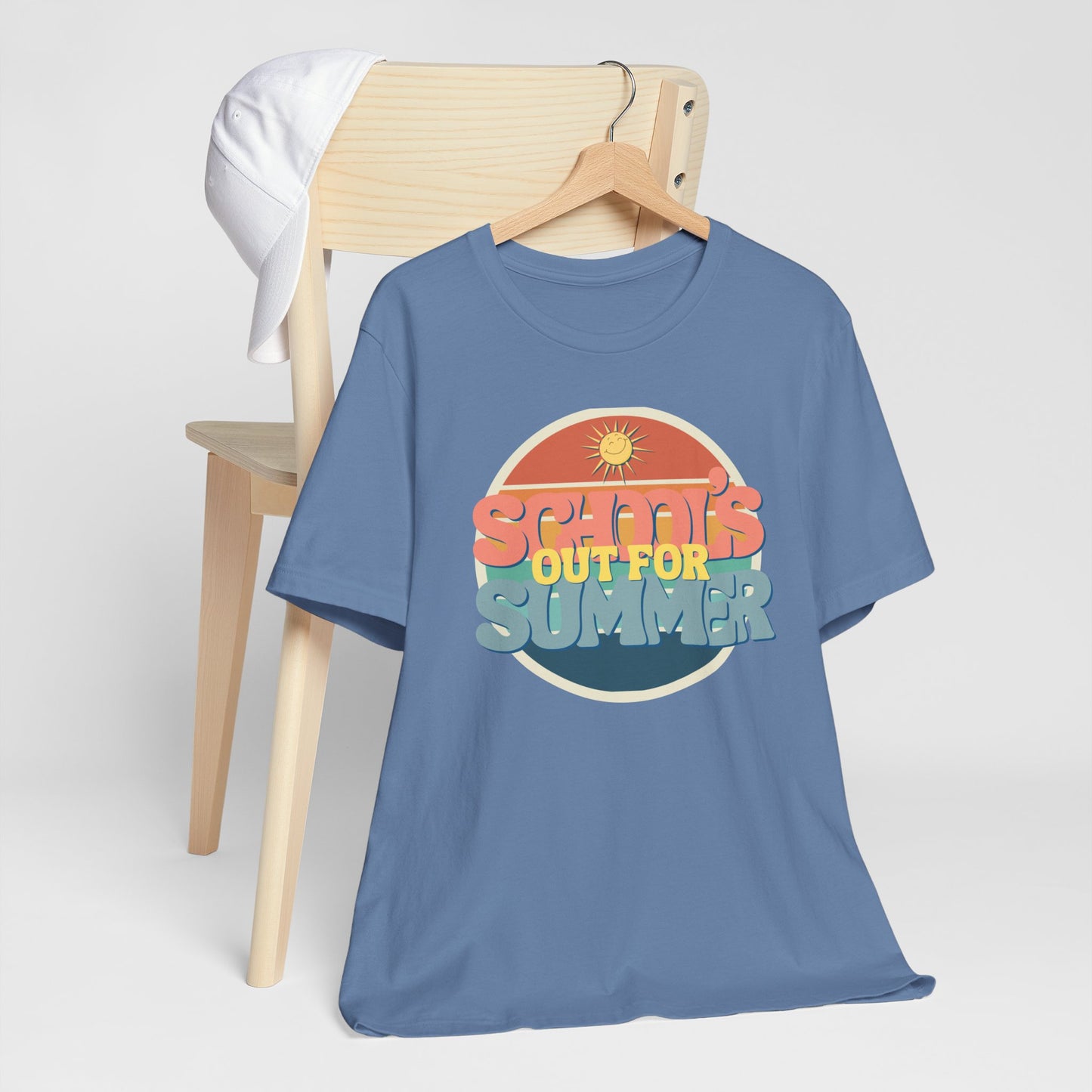 Schools Out Tee Summer Vibes Unisex Tee - 'School's Out for Summer' Graphic T-Shirt, Casual Summer Outfit, Fun Gift for Kids, Beachwear, Vacation Top