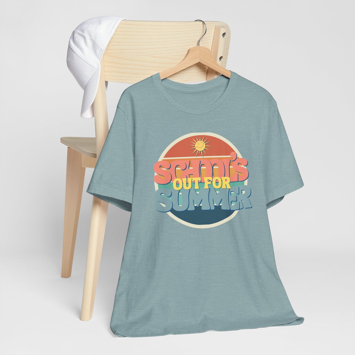 Schools Out Tee Summer Vibes Unisex Tee - 'School's Out for Summer' Graphic T-Shirt, Casual Summer Outfit, Fun Gift for Kids, Beachwear, Vacation Top
