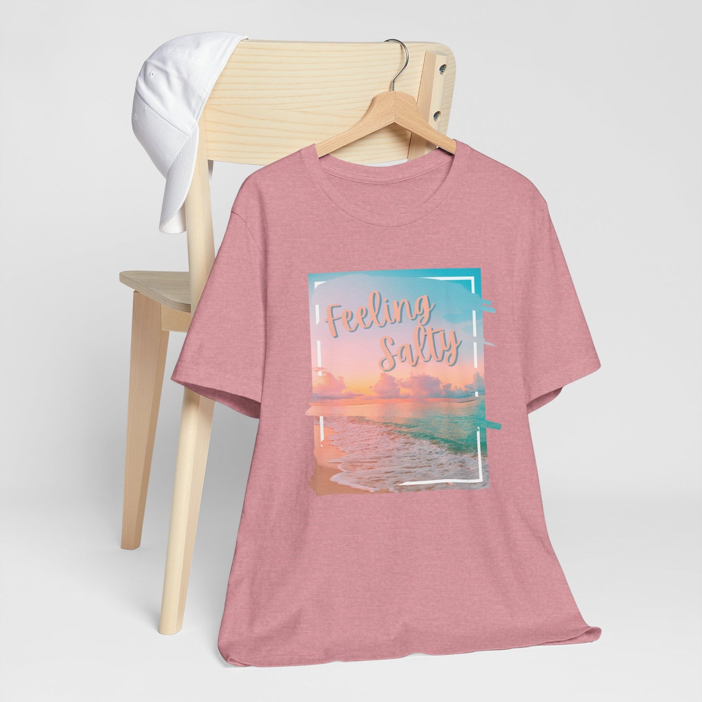 Feeling Salty Unisex T-Shirt, Beach Vibe Tee, Summer Casual Wear, Vacation Gift, Ocean Lover Apparel