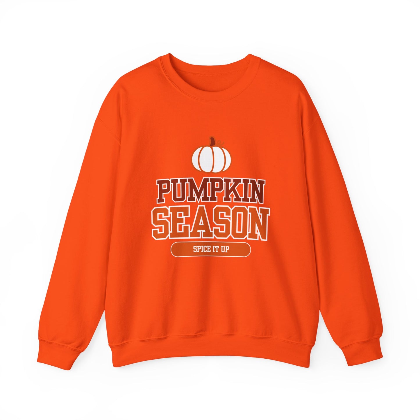 Pumpkin Season Crewneck Sweatshirt - Cozy Fall Fashion, Unisex Autumn Pullover, Cute Sweatshirt for Halloween, Thanksgiving Gift