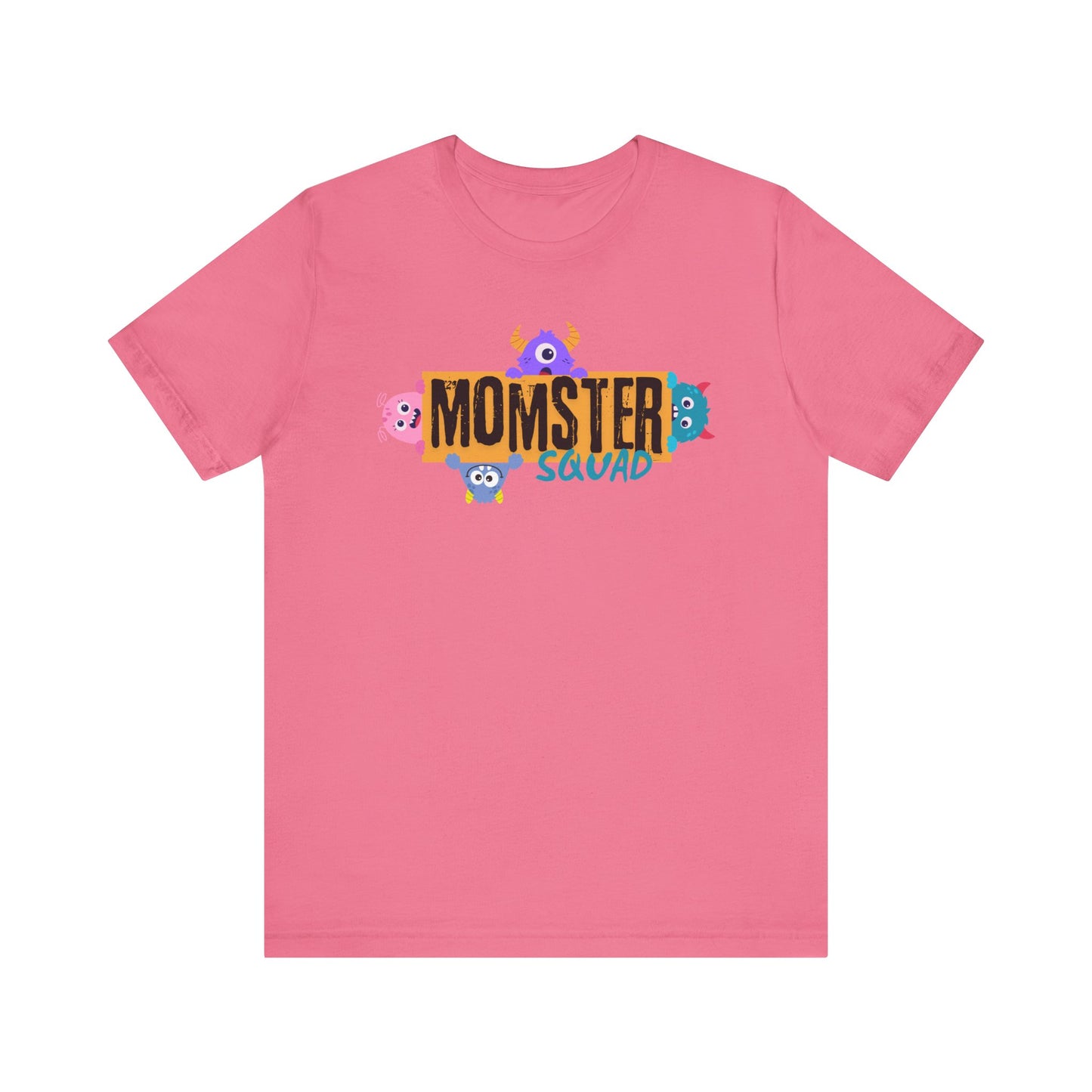 Momster Squad Tee - Fun Unisex Jersey Short Sleeve Shirt, Ultimate Mom Gift, Halloween Tee, Cute Family