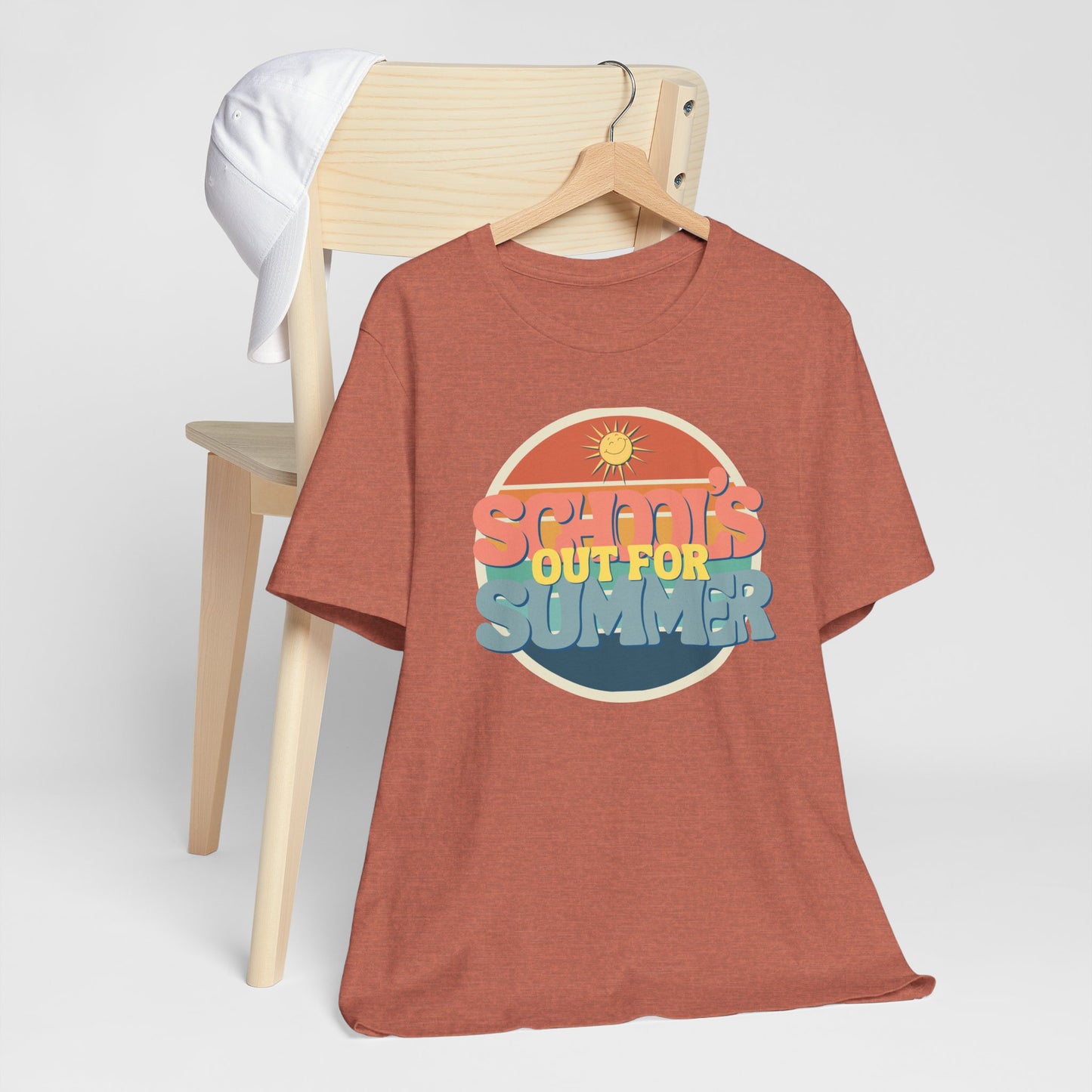 Schools Out Tee Summer Vibes Unisex Tee - 'School's Out for Summer' Graphic T-Shirt, Casual Summer Outfit, Fun Gift for Kids, Beachwear, Vacation Top