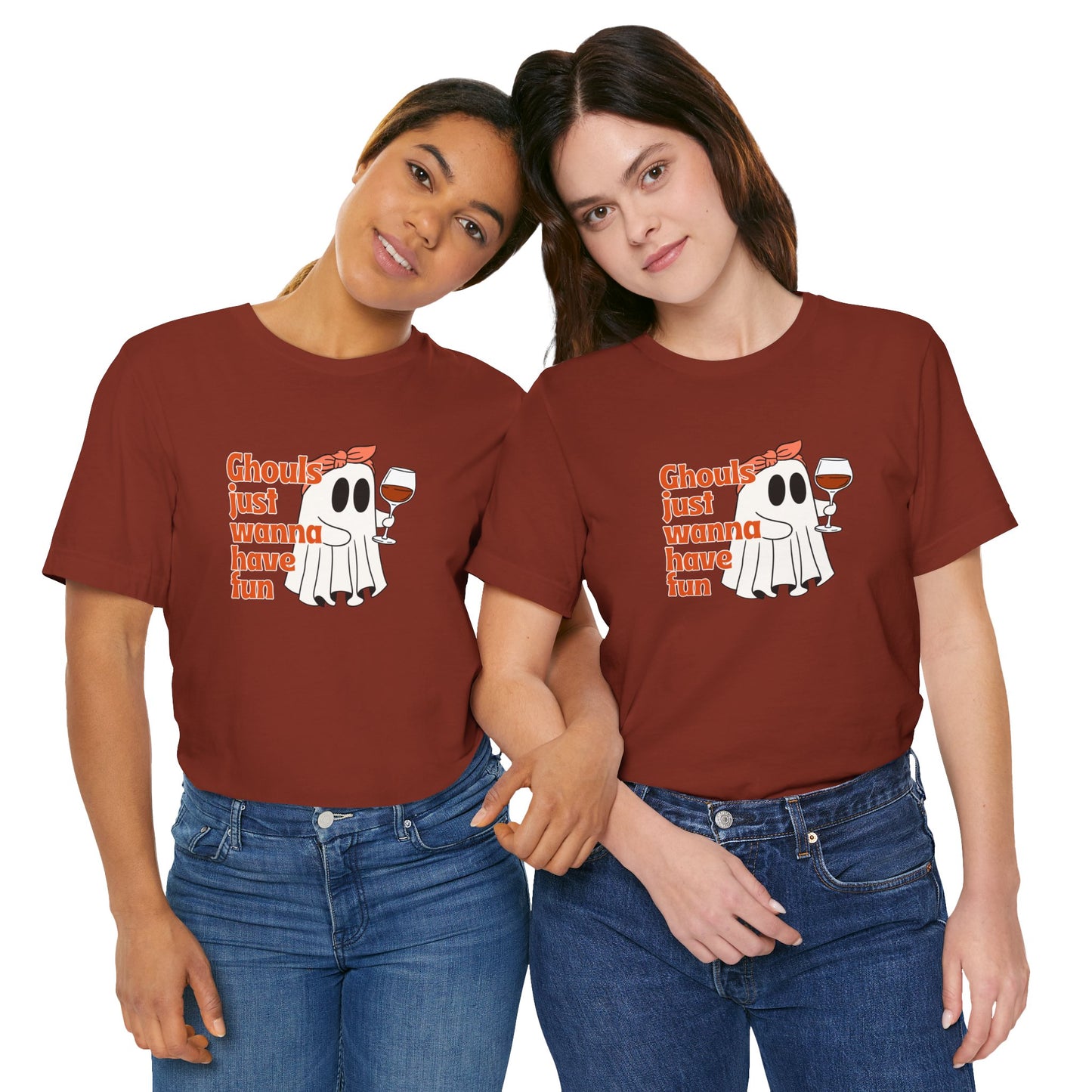 Ghouls Just Wanna Have Fun Tee, Unisex T-Shirt, Halloween Top, Party Shirt, Casual Wear, Ghost Design Tee, Fun Fall Apparel