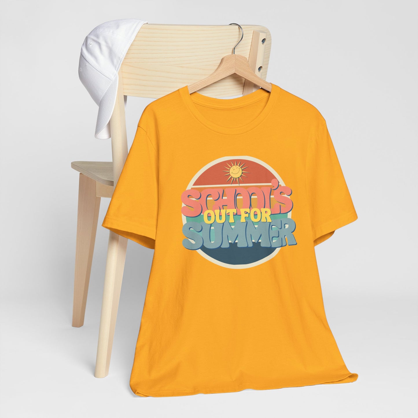 Schools Out Tee Summer Vibes Unisex Tee - 'School's Out for Summer' Graphic T-Shirt, Casual Summer Outfit, Fun Gift for Kids, Beachwear, Vacation Top