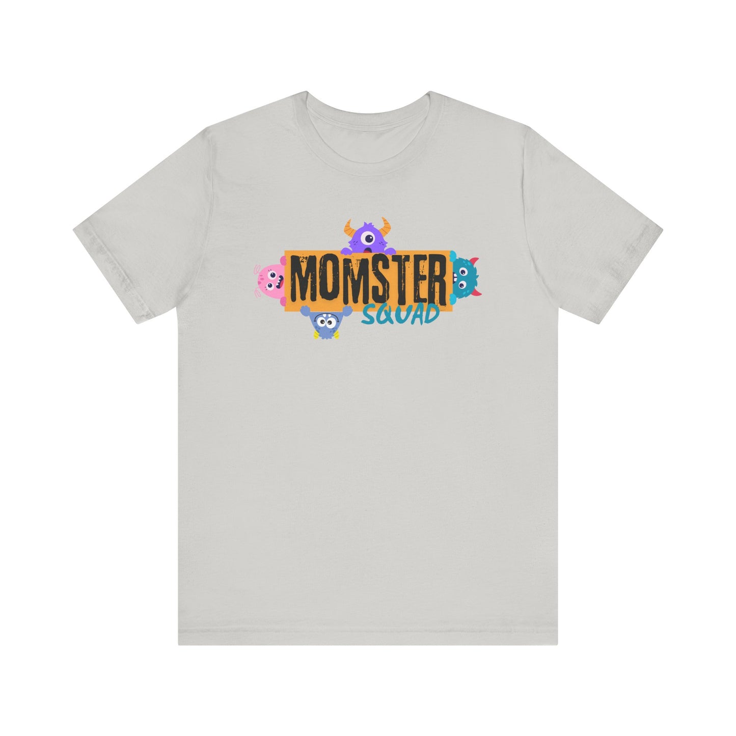 Momster Squad Tee - Fun Unisex Jersey Short Sleeve Shirt, Ultimate Mom Gift, Halloween Tee, Cute Family