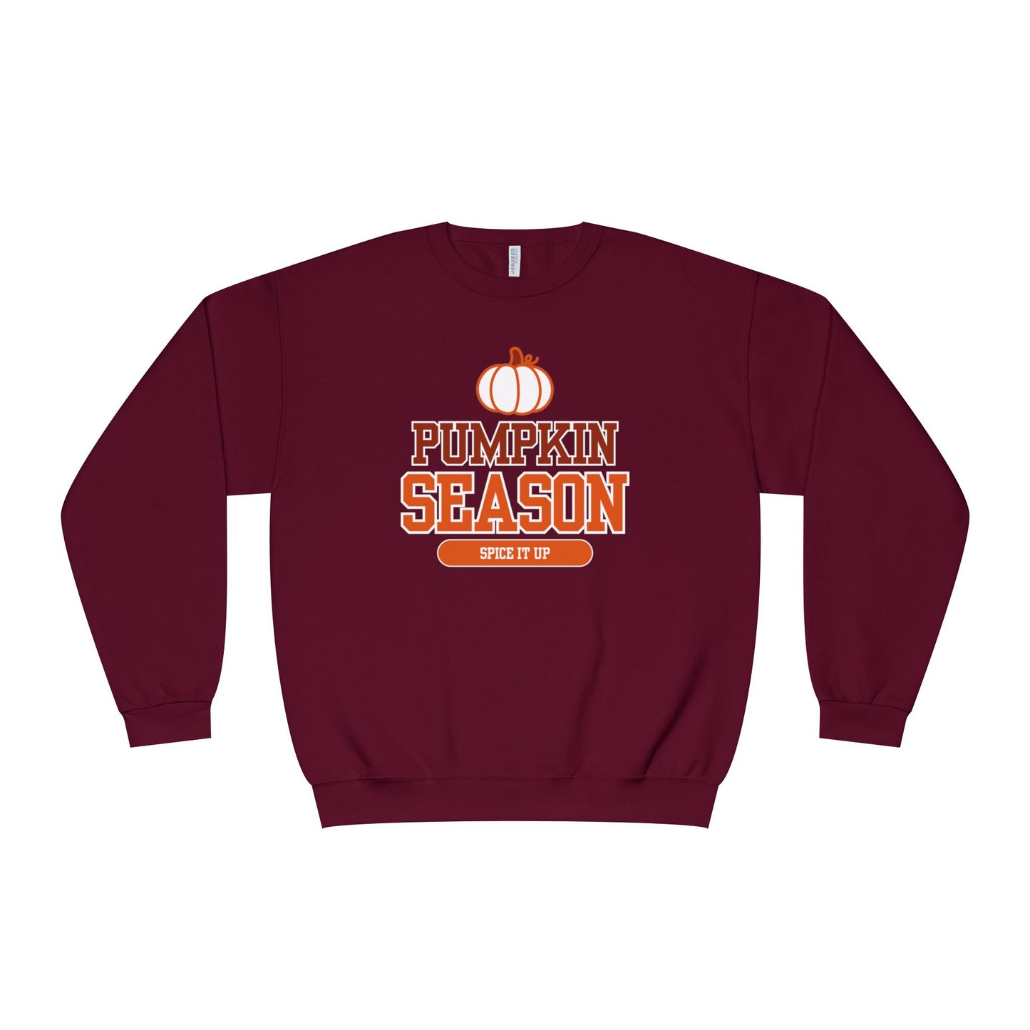 Pumpkin Season Crew Neck, Fall Sweatshirt, Halloween Apparel, Cozy Sweatshirt, Autumn Fashion, Seasonal Gift Idea