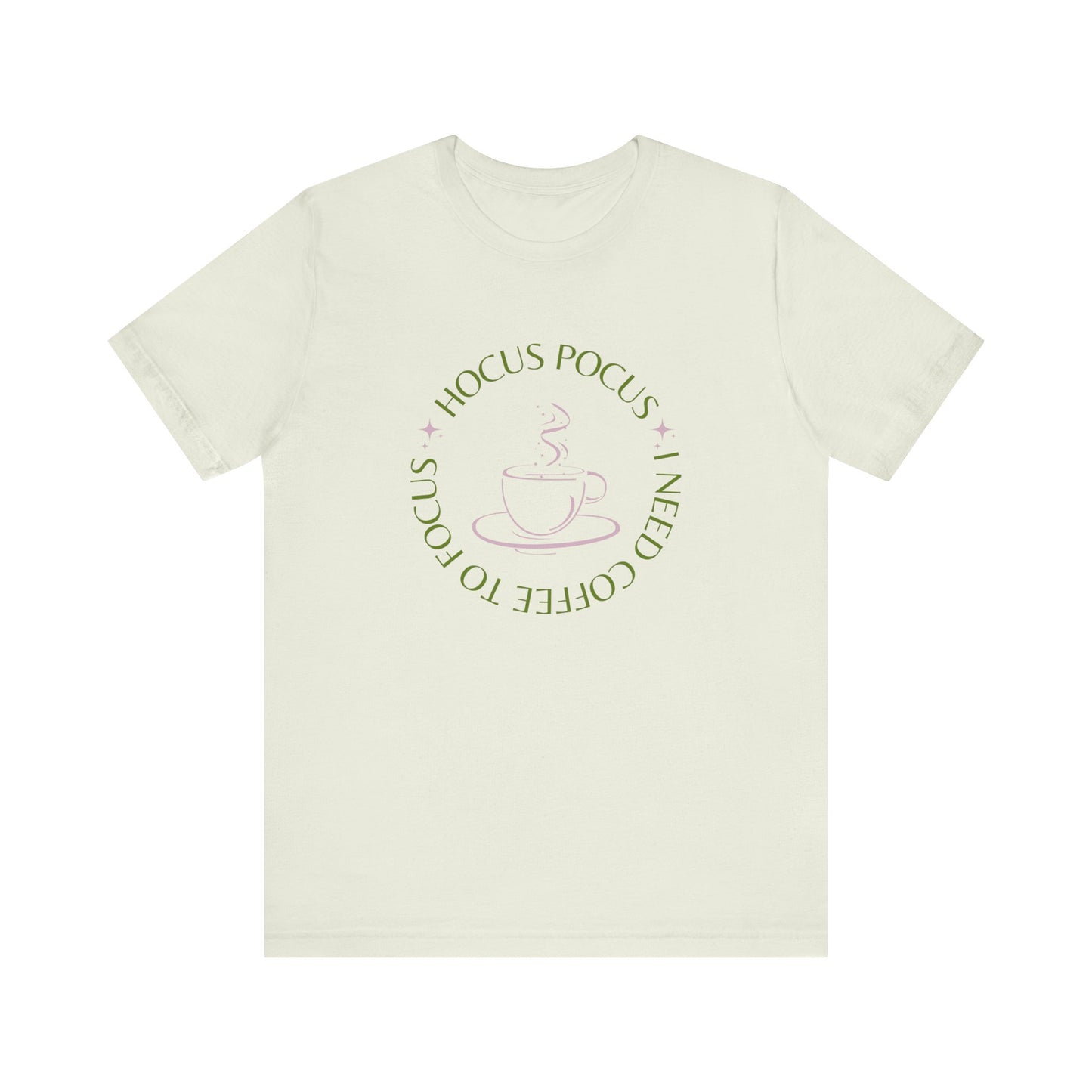 I Need Coffee to Focus Tee-Shirt, Fall Apparel, Halloween Apparel, Witchy Vibes
