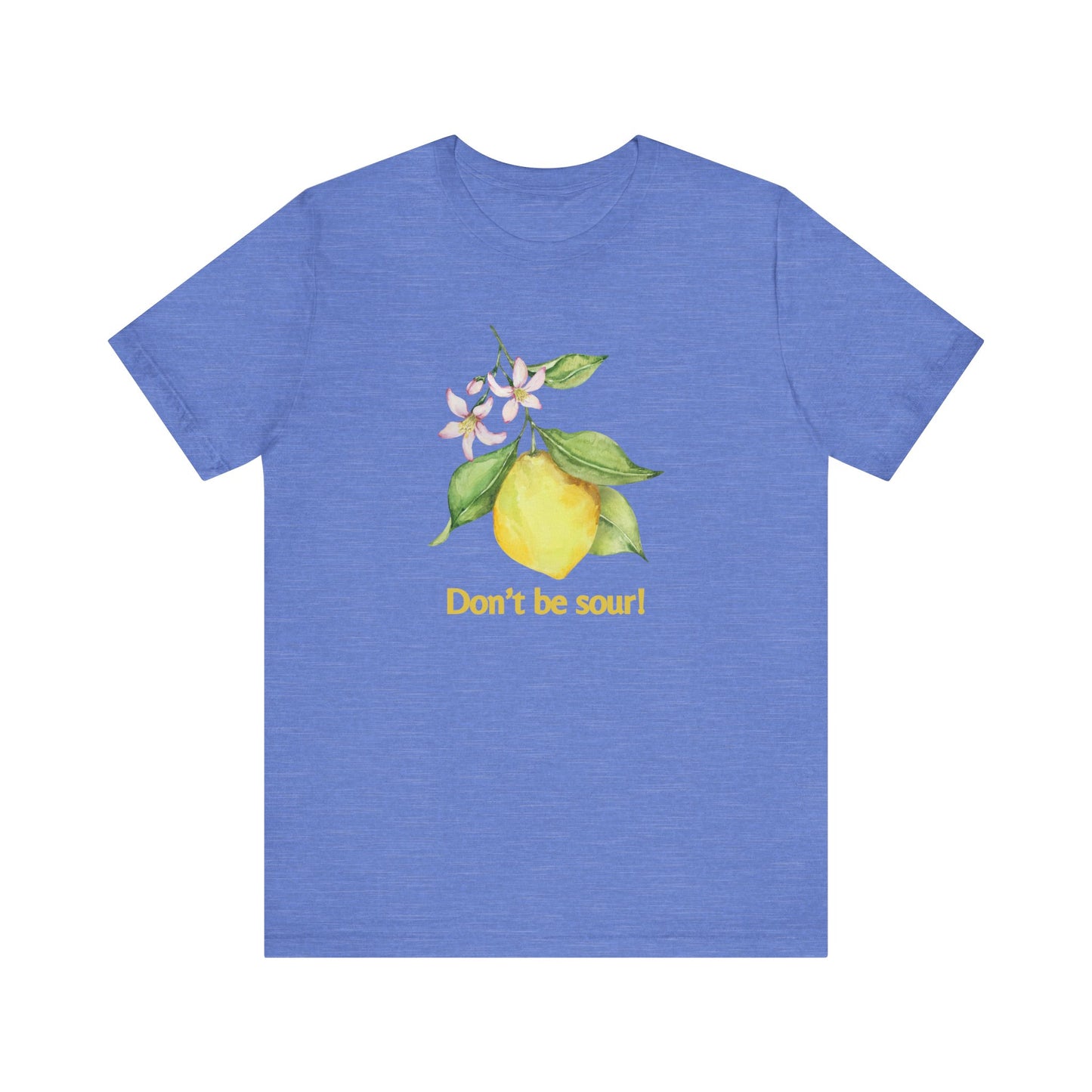 Lemon Vibes T-Shirt, Funny Tee, Gift for Friends, Summer Clothing, Citrus Lover Shirt, Don't Be Sour Tee, Quirky Humor Apparel