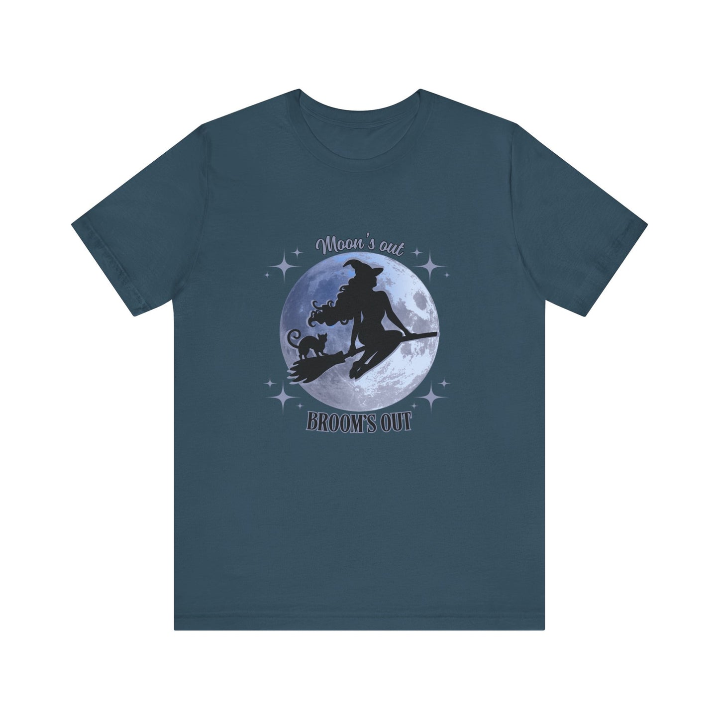 Moon's Out Broom's Out, Suns Out Guns Out, Witch Shirt, Unisex Halloween Tee
