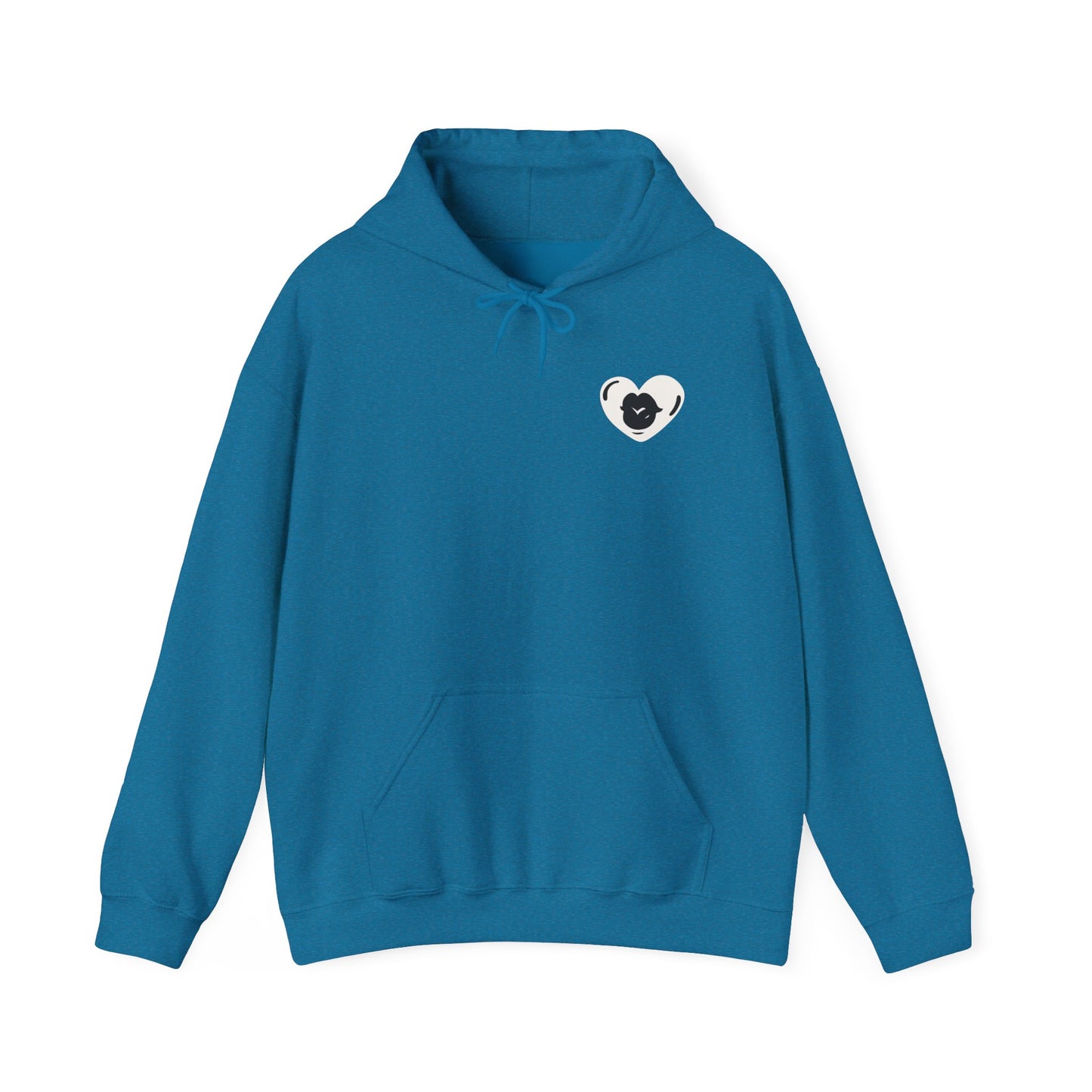Have the Day you Deserve, Vintage Pin-Up Hoodie — Retro Woman Blowing Kiss Graphic Pullover
