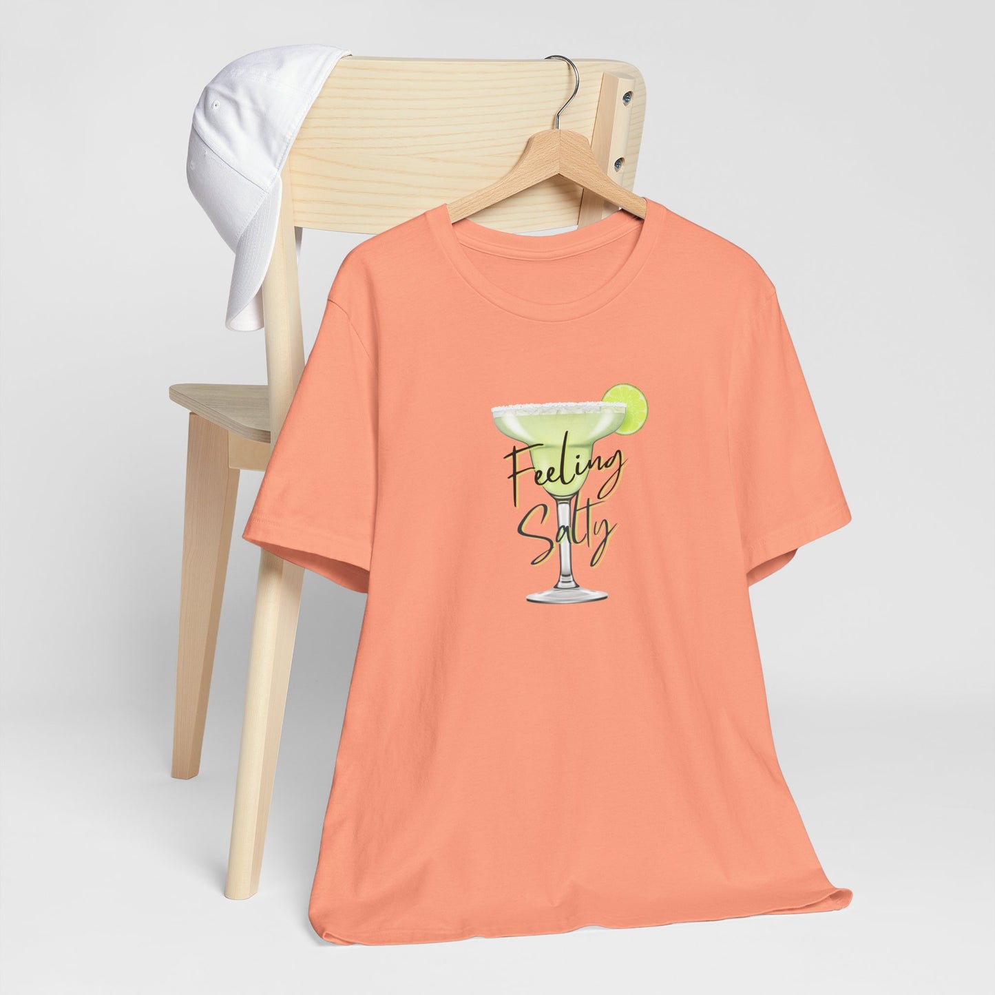 Feeling Salty Margarita Tee | Fun Summer Shirt, Cocktail Lover Gift, Unisex Party Wear, Casual Beach Outfit