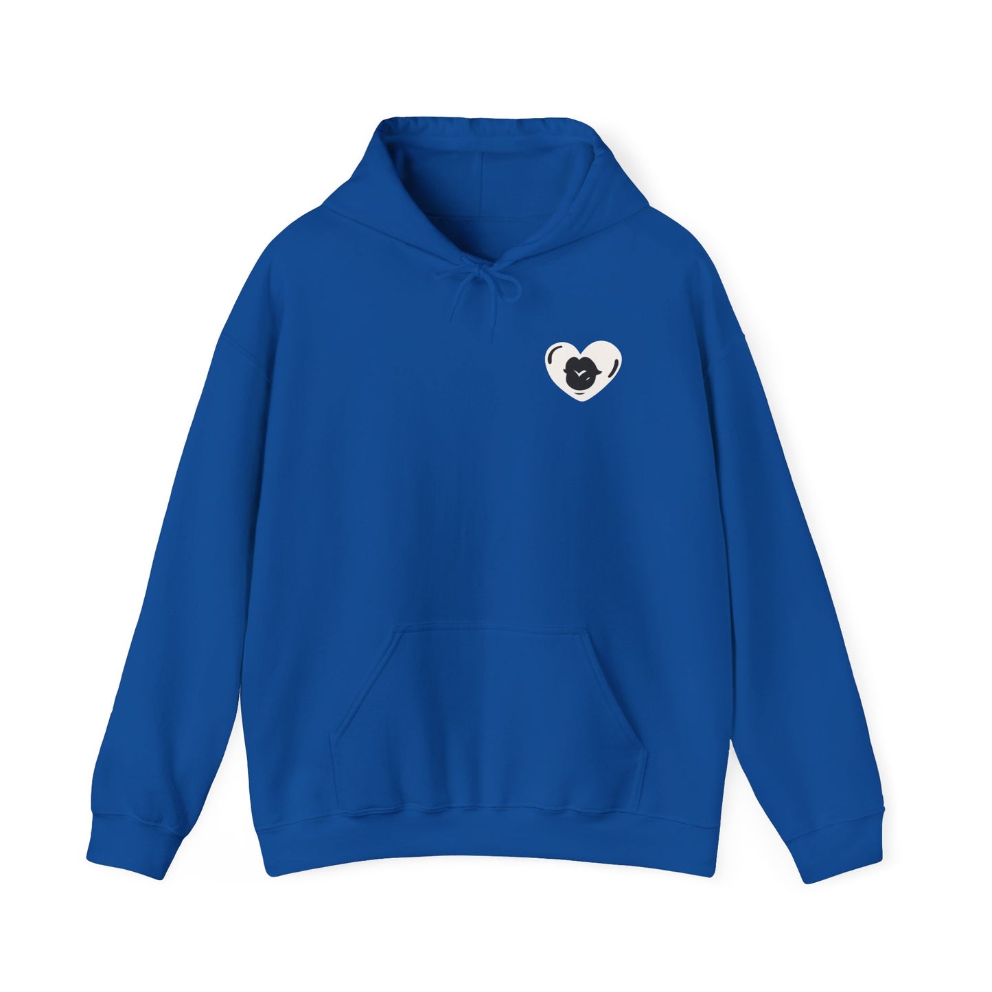 Have the Day you Deserve, Vintage Pin-Up Hoodie — Retro Woman Blowing Kiss Graphic Pullover