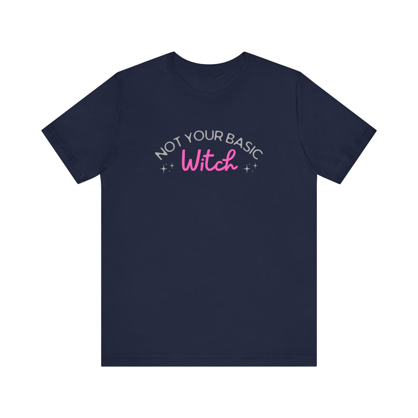 Not Your Basic Witch Tee, Funny Witch Shirt, Unisex Halloween T-Shirt, Gift for Witchy Friends, Spooky Season Apparel, Casual Everyday Wear