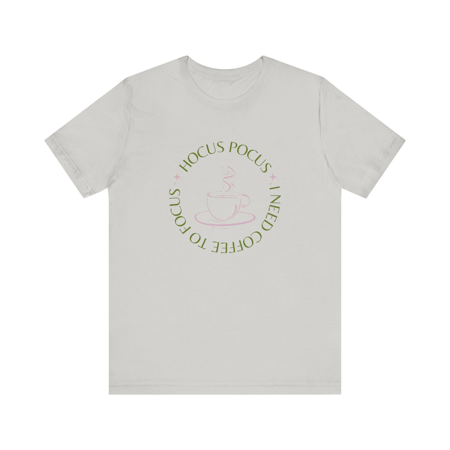 I Need Coffee to Focus Tee-Shirt, Fall Apparel, Halloween Apparel, Witchy Vibes