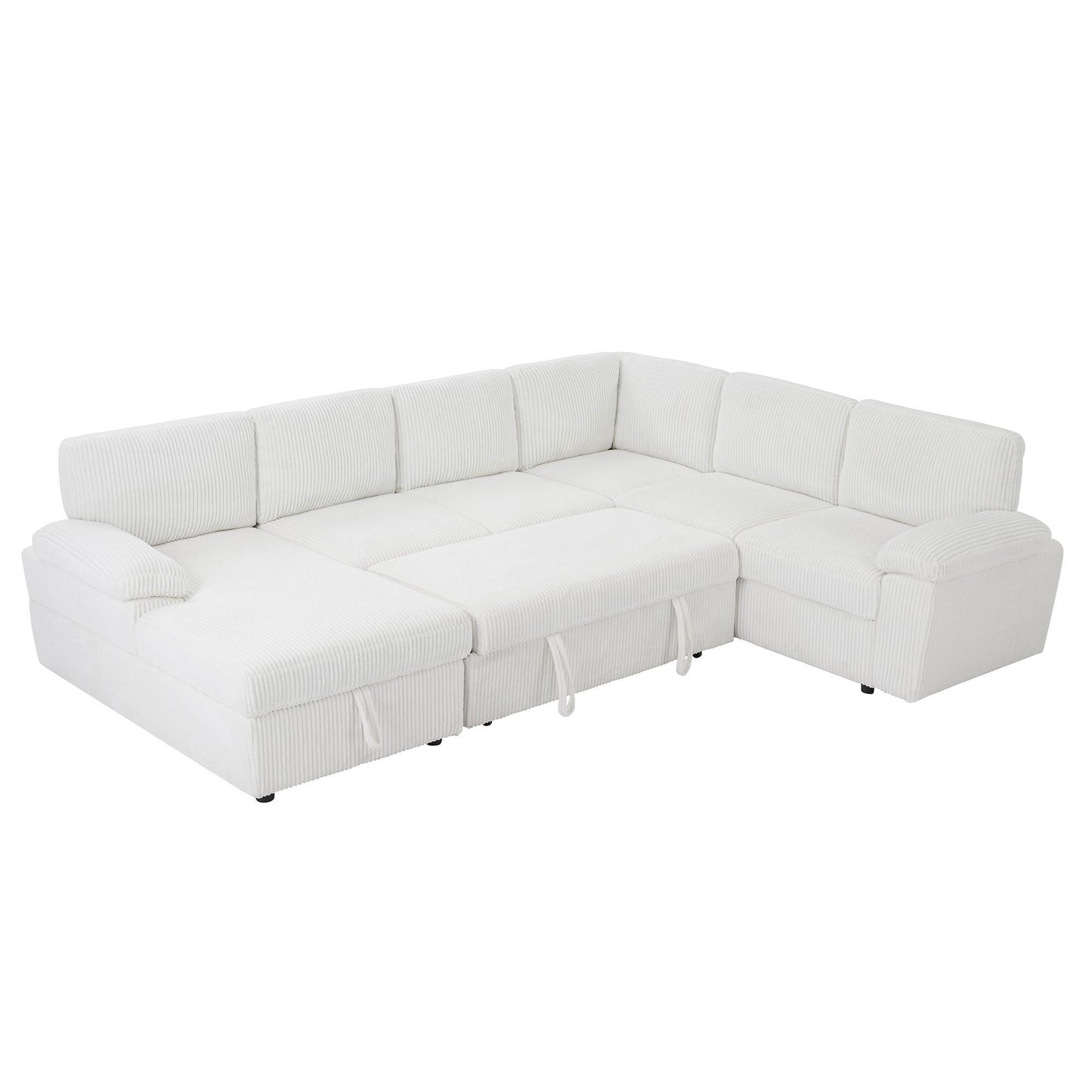 Oversized Modular Storage Sectional Sofa Couch for Home Apartment