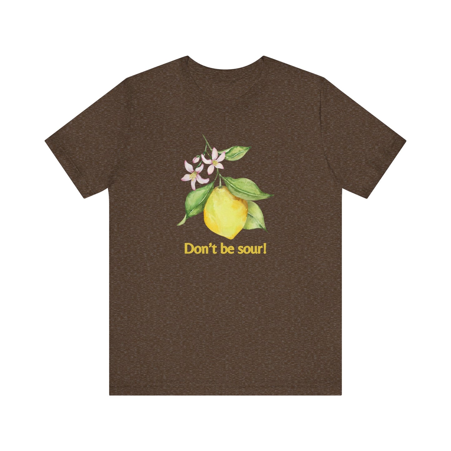 Lemon Vibes T-Shirt, Funny Tee, Gift for Friends, Summer Clothing, Citrus Lover Shirt, Don't Be Sour Tee, Quirky Humor Apparel