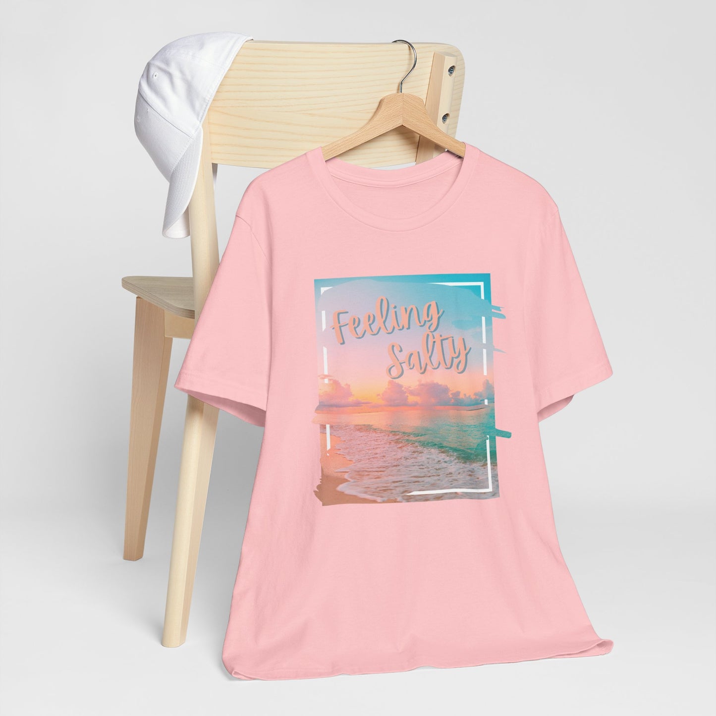 Feeling Salty Unisex T-Shirt, Beach Vibe Tee, Summer Casual Wear, Vacation Gift, Ocean Lover Apparel