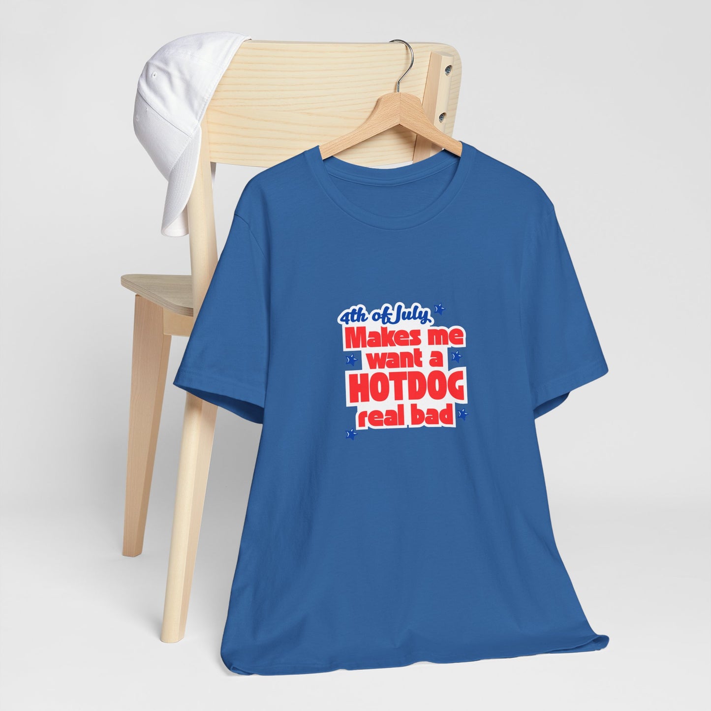 4th of July Hotdog Unisex Tee, Independence Day Shirt, BBQ Celebration Outfit, Summer Festive Wear, Fun Family Gatherings