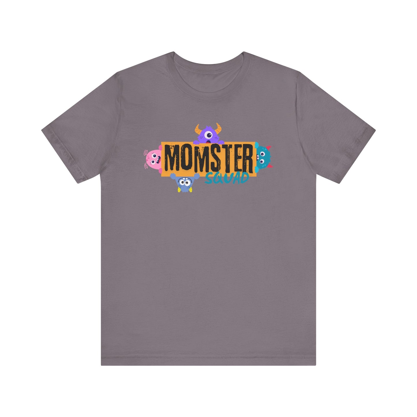 Momster Squad Tee - Fun Unisex Jersey Short Sleeve Shirt, Ultimate Mom Gift, Halloween Tee, Cute Family