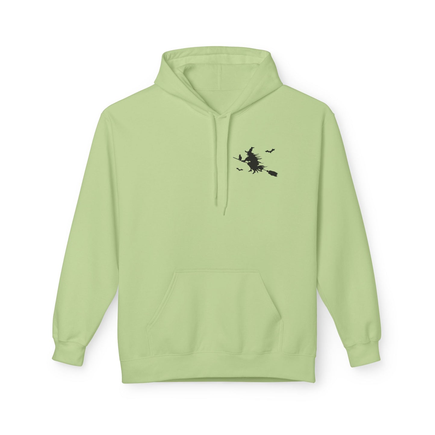 Let's Ride Witches Witchy Broomstick Hoodie, Unisex Midweight Fleece Sweatshirt, Halloween Apparel, Cozy Witch Costume, Spooky Season