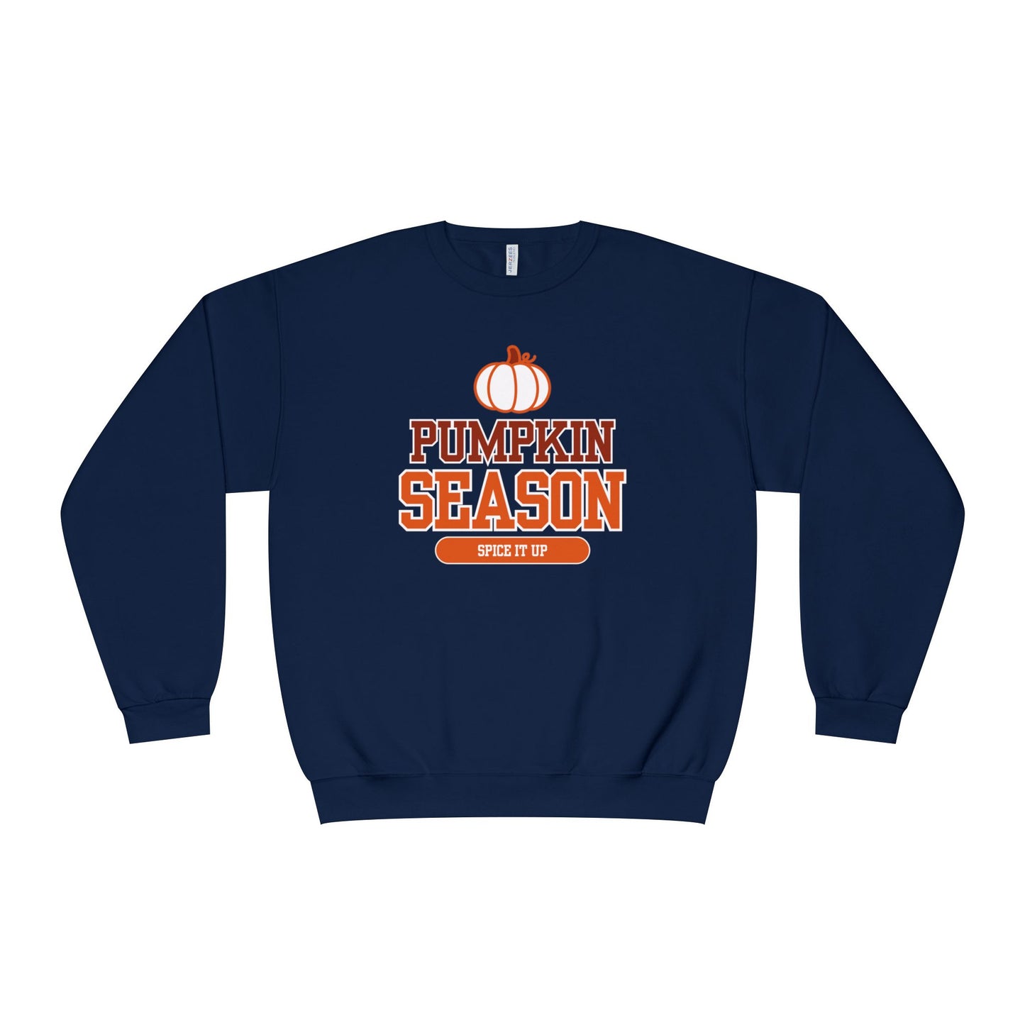 Pumpkin Season Crew Neck, Fall Sweatshirt, Halloween Apparel, Cozy Sweatshirt, Autumn Fashion, Seasonal Gift Idea