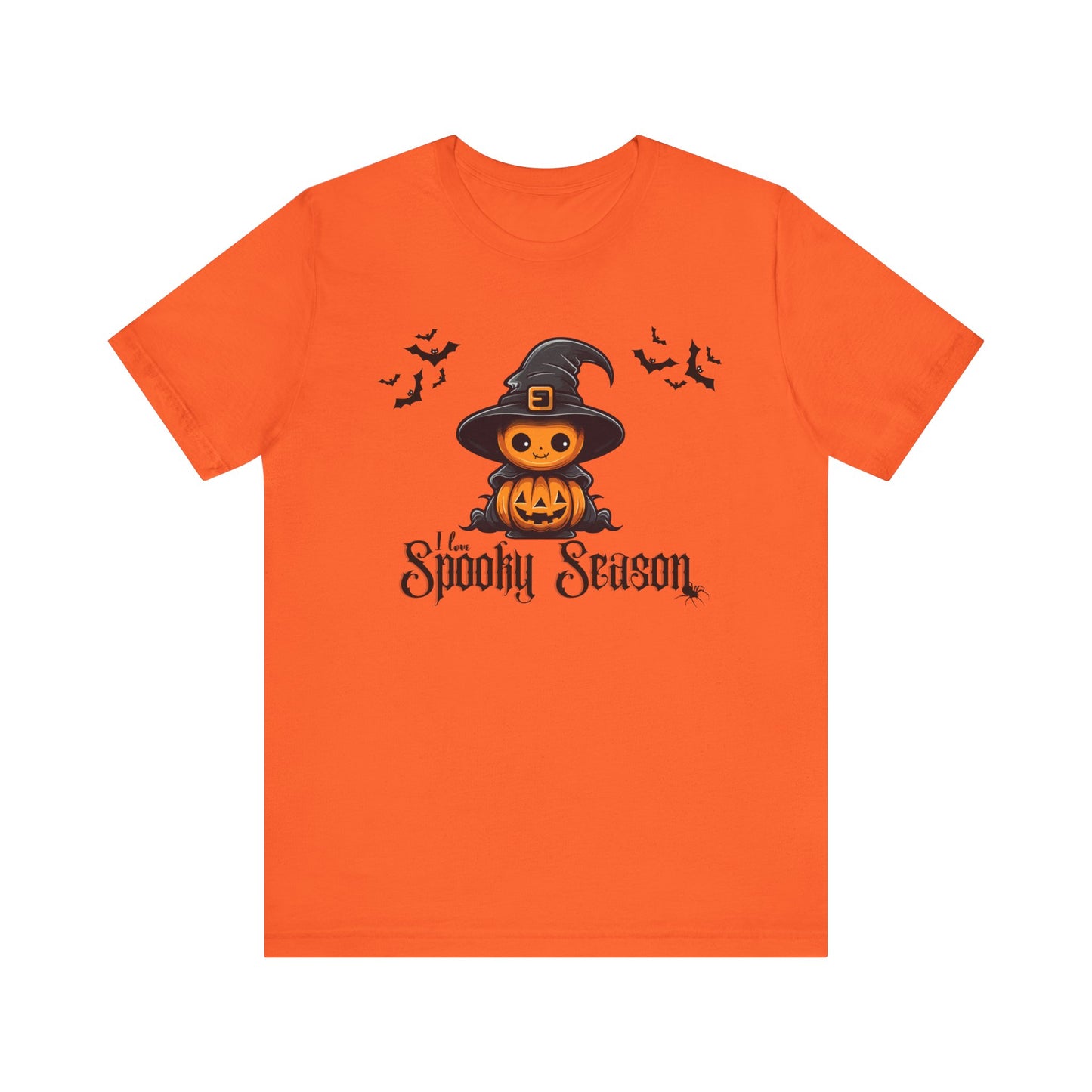 I love Spooky Season Tee, Unisex T-Shirt for Halloween, Fall Festival Shirt, Ghosts & Ghouls Merchandise, Pumpkin Apparel
