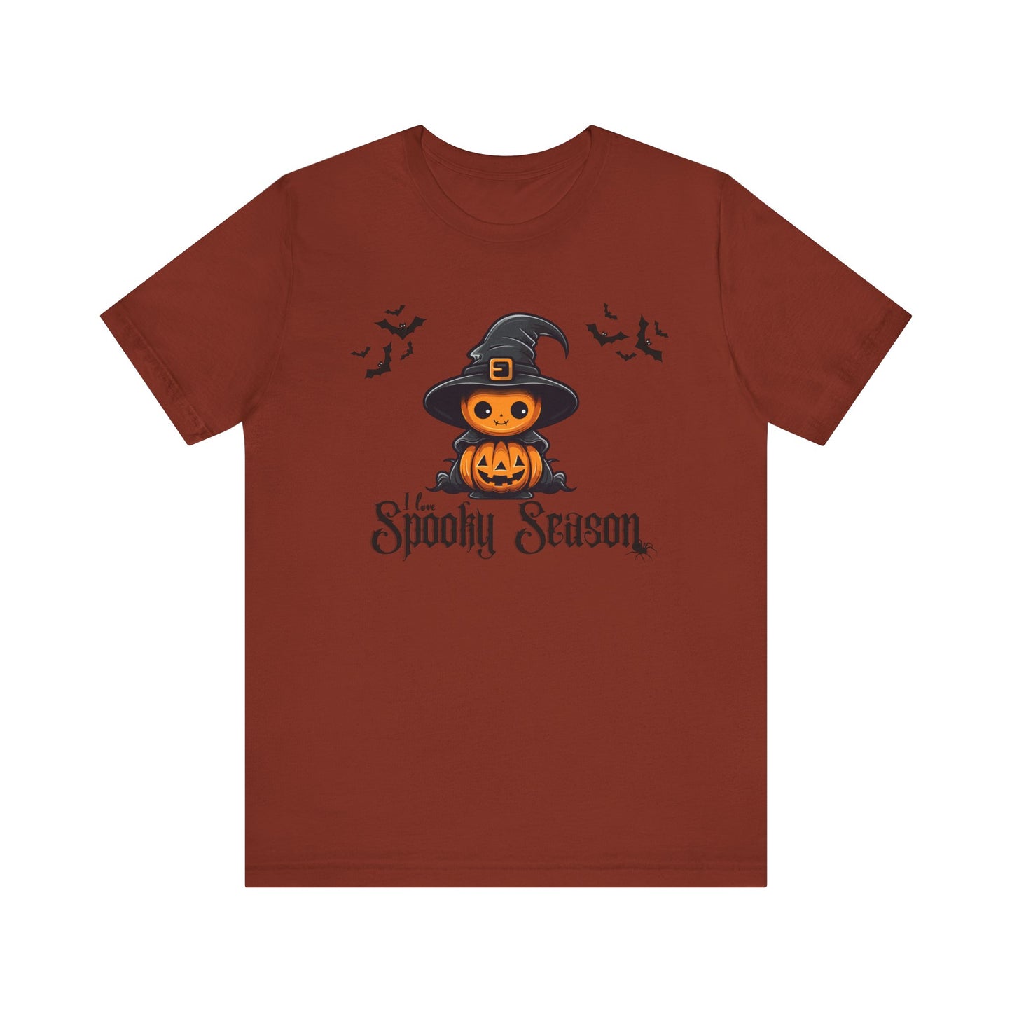 I love Spooky Season Tee, Unisex T-Shirt for Halloween, Fall Festival Shirt, Ghosts & Ghouls Merchandise, Pumpkin Apparel