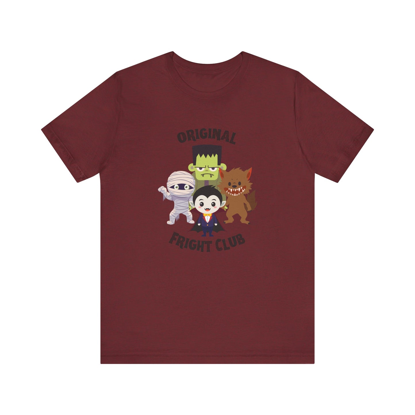 Fright Club Halloween Graphic Tee - Original Fright Club, Spooky Costume Shirt, Kids and Adults, Halloween Party, Ghosts and Ghouls