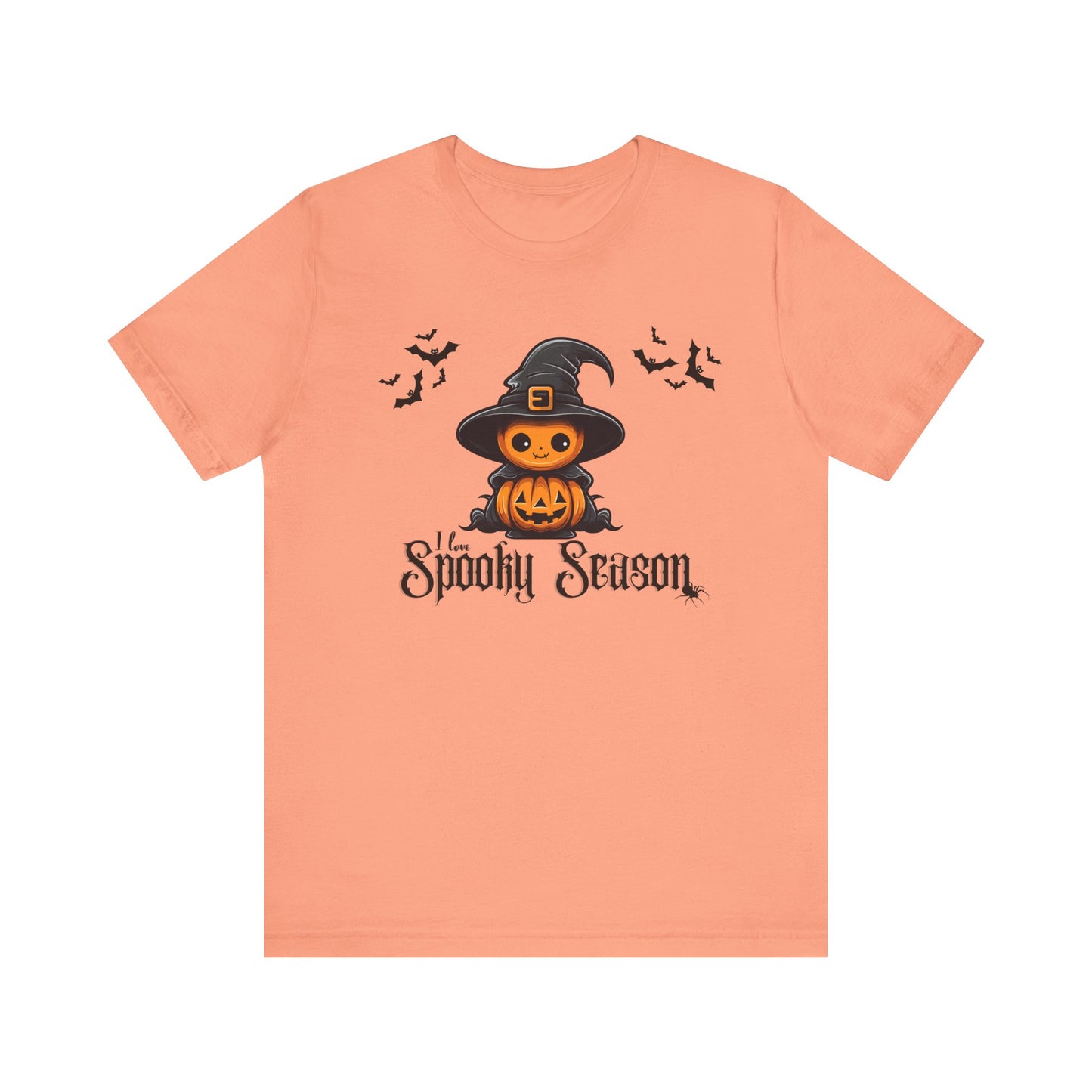 I love Spooky Season Tee, Unisex T-Shirt for Halloween, Fall Festival Shirt, Ghosts & Ghouls Merchandise, Pumpkin Apparel