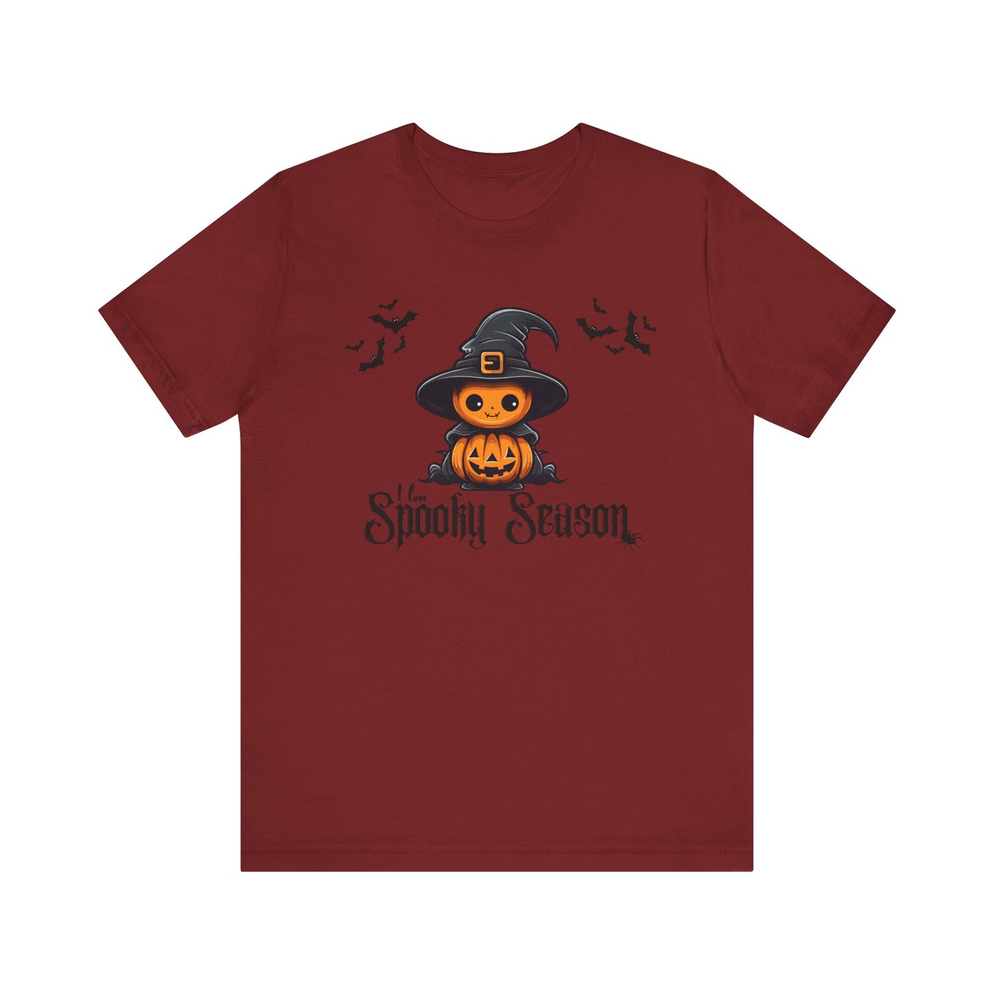I love Spooky Season Tee, Unisex T-Shirt for Halloween, Fall Festival Shirt, Ghosts & Ghouls Merchandise, Pumpkin Apparel